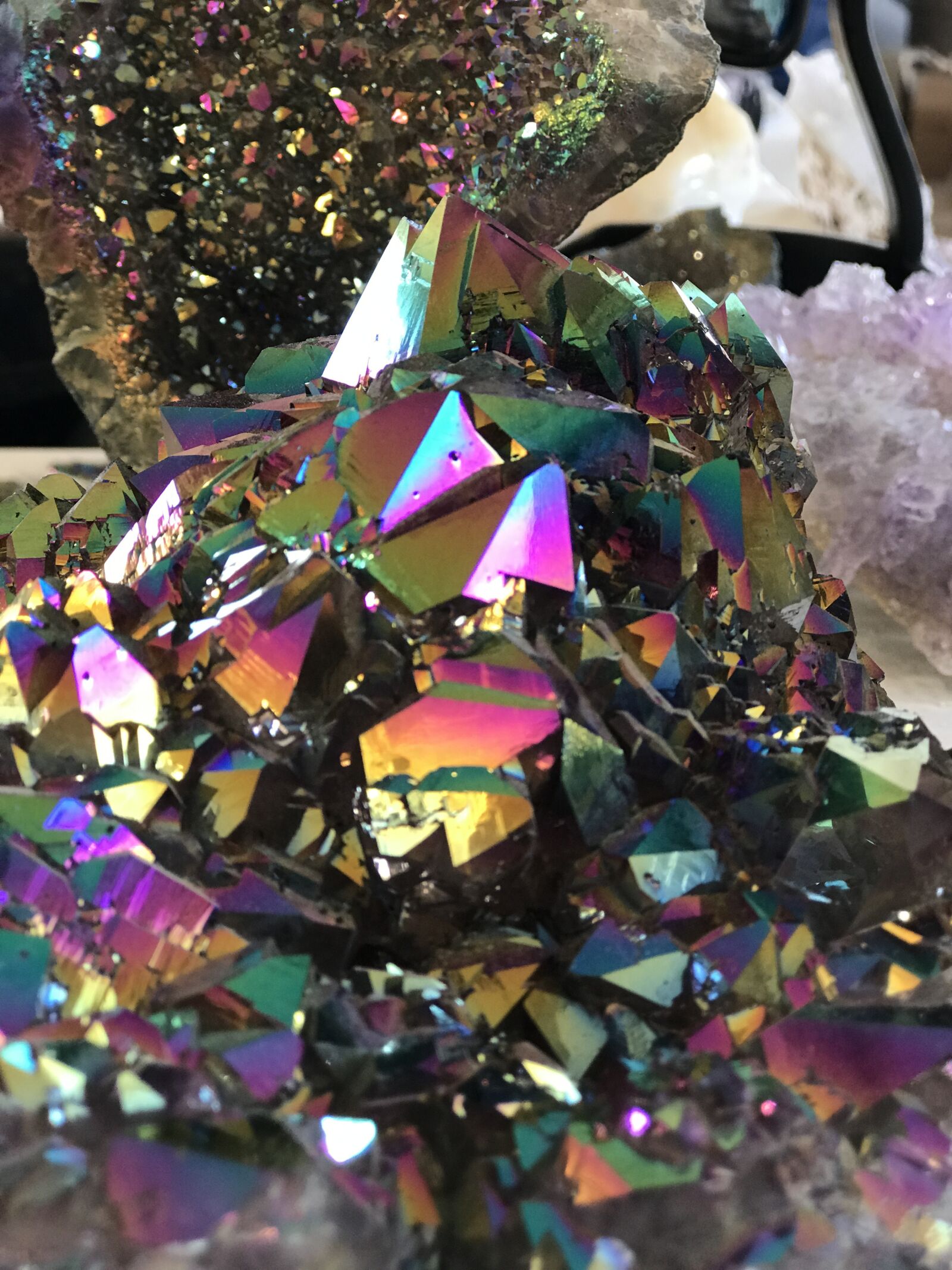 iPhone 7 Plus back dual camera 6.6mm f/2.8 sample photo. Quartz, crystal, gemstone photography