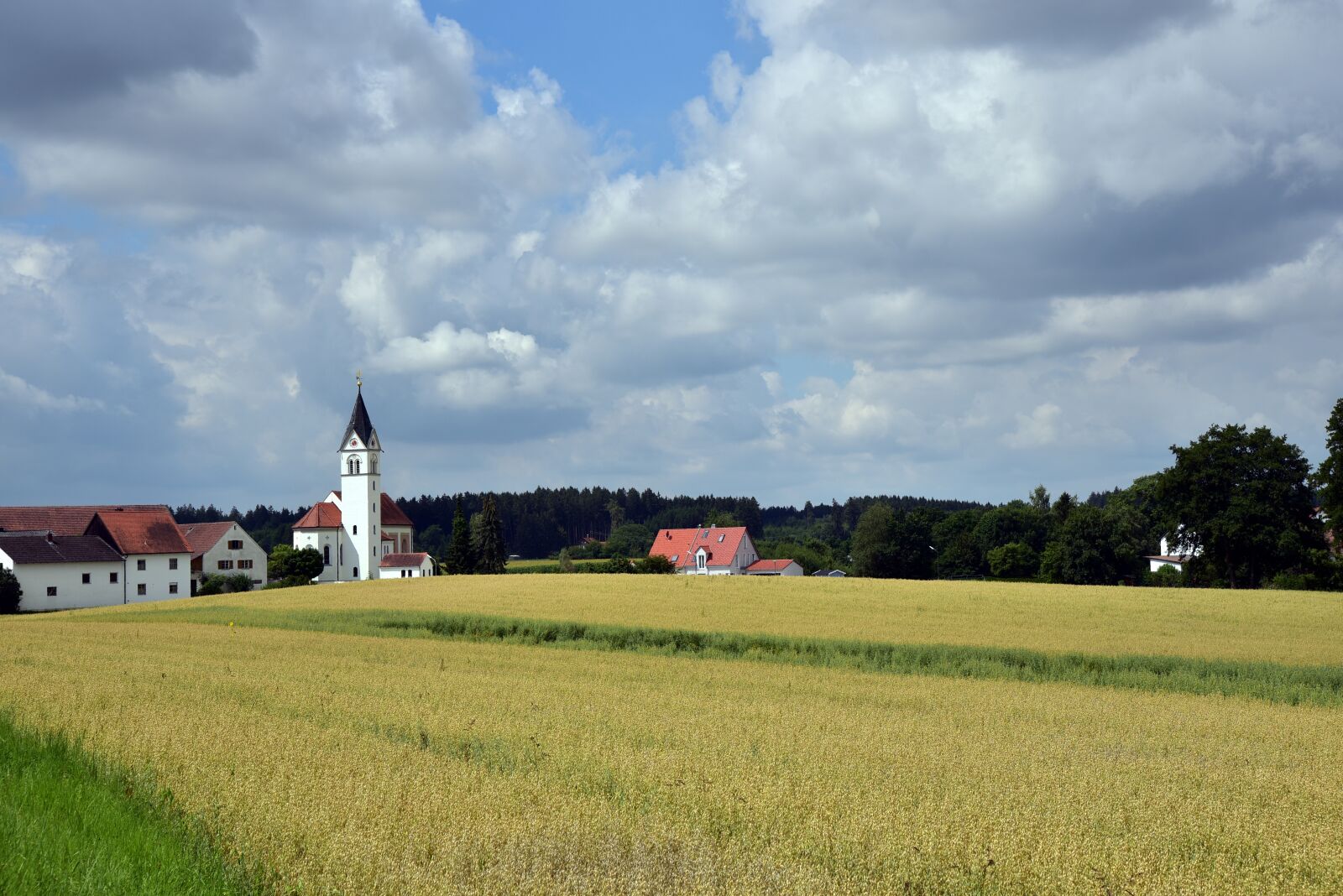 Nikon D750 sample photo. Village, church, small photography