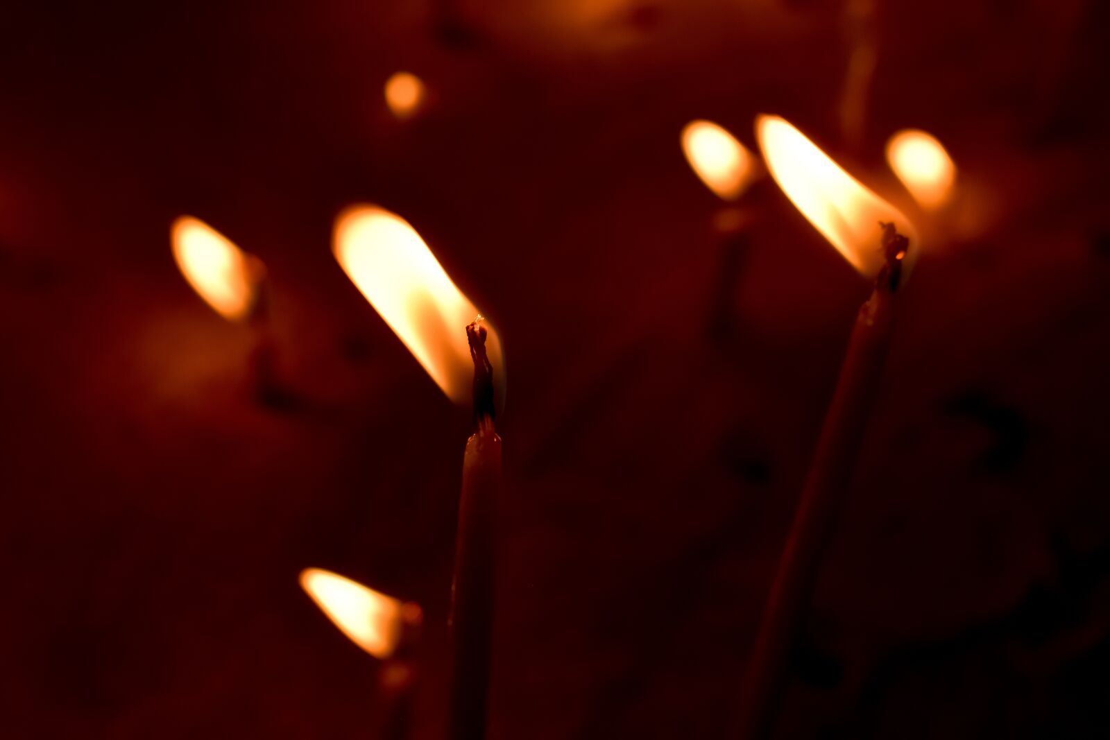 Nikon D3300 sample photo. Candles, flame, church photography