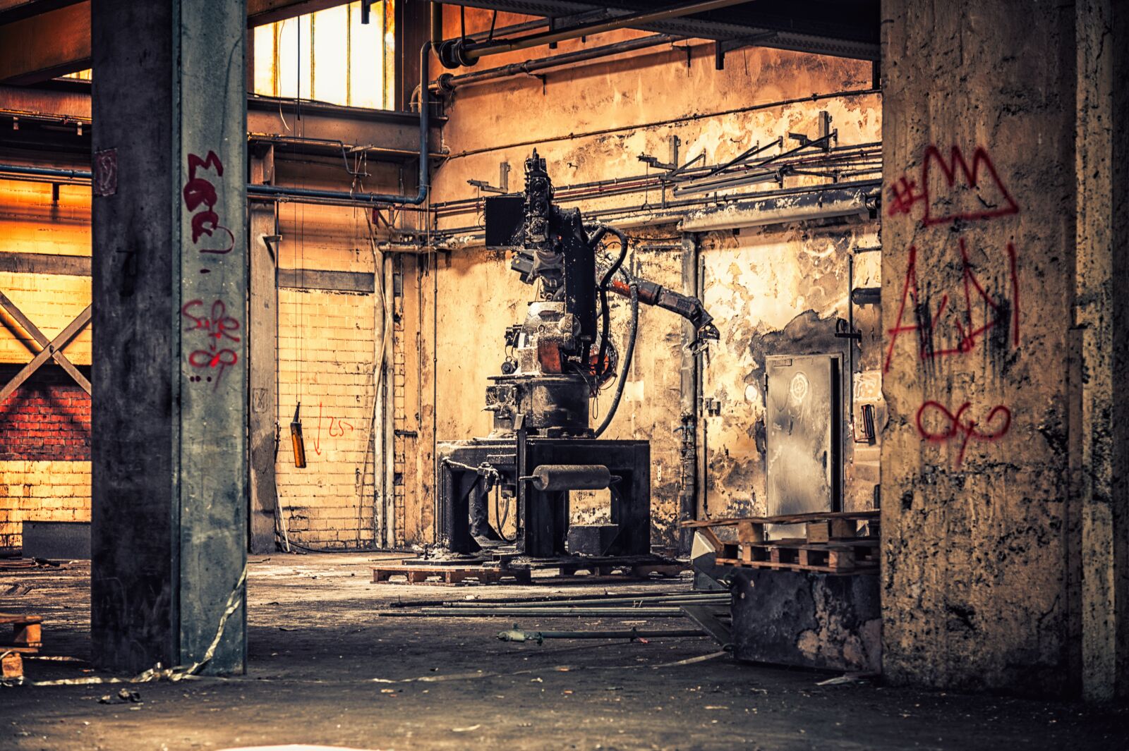 Nikon Z6 sample photo. Machine, robot, abandoned places photography