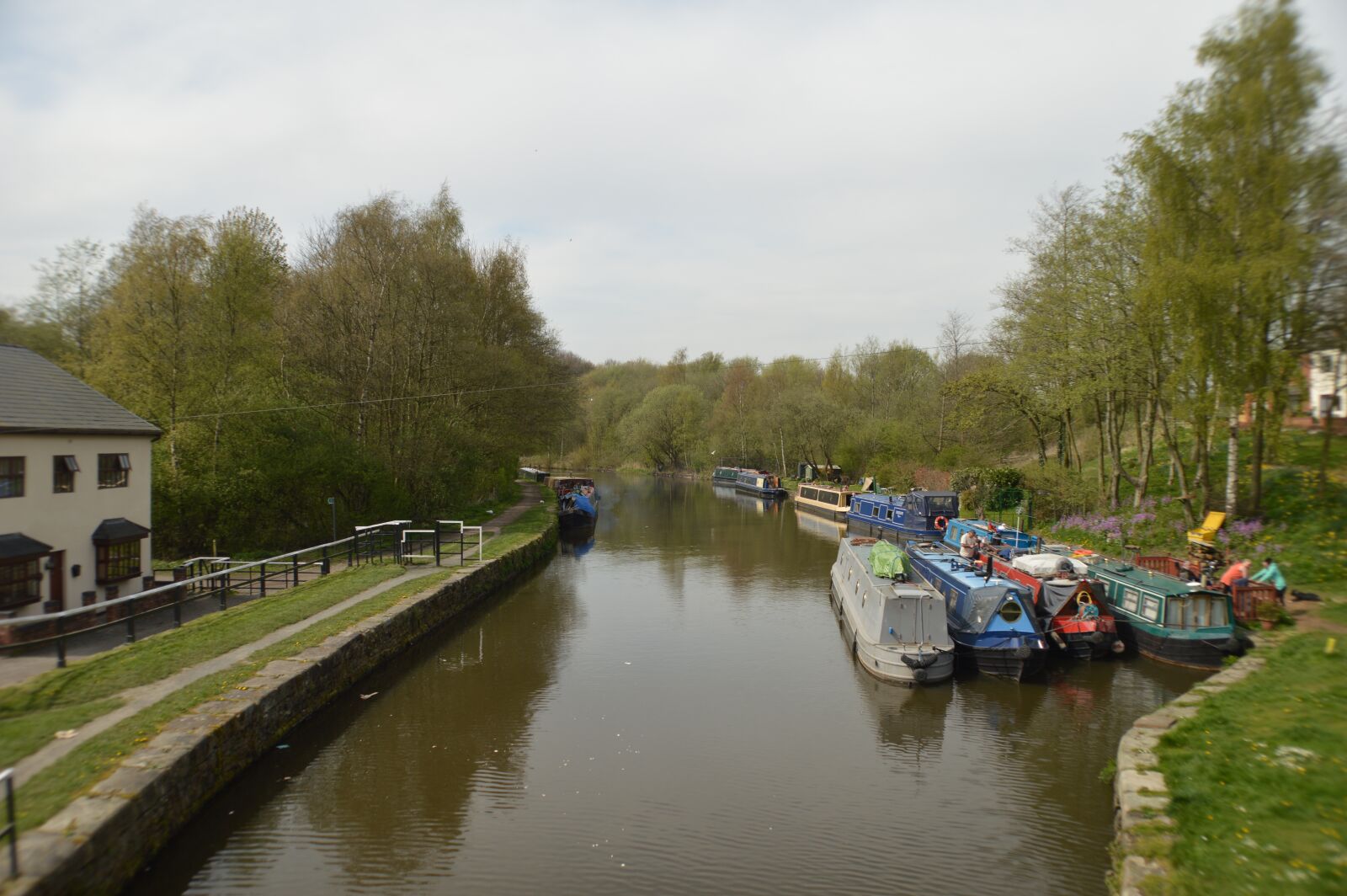 Nikon D3200 sample photo. Canal, boats, wigan photography