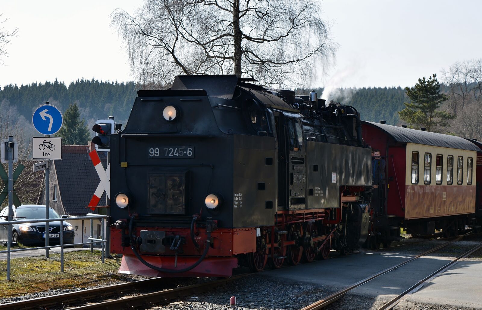 Nikon D5200 sample photo. Harzquerbahn, steam locomotive, narrow photography