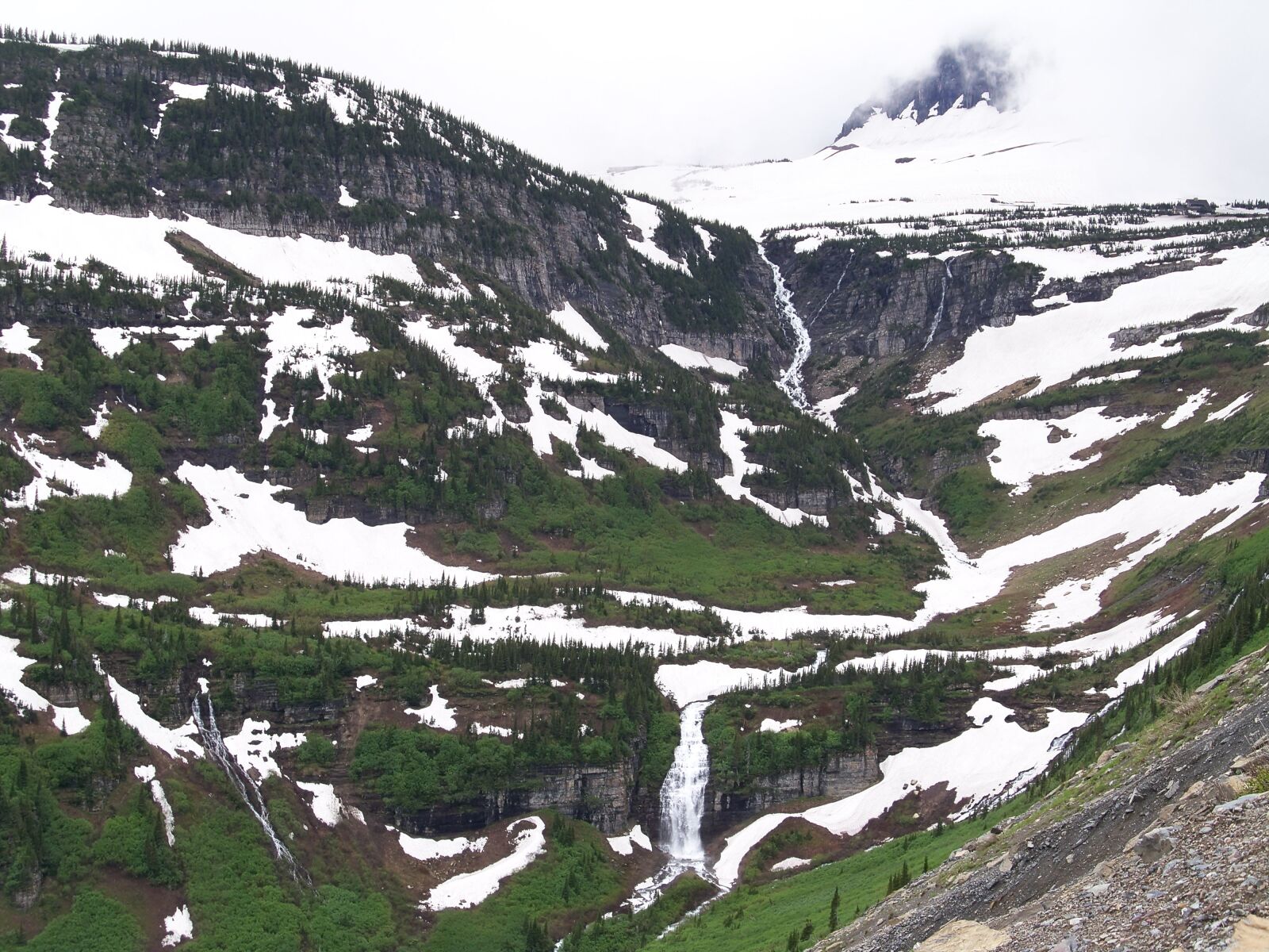 Kodak EASYSHARE Z950 DIGITAL CAMERA sample photo. Glacier national park, glacier photography