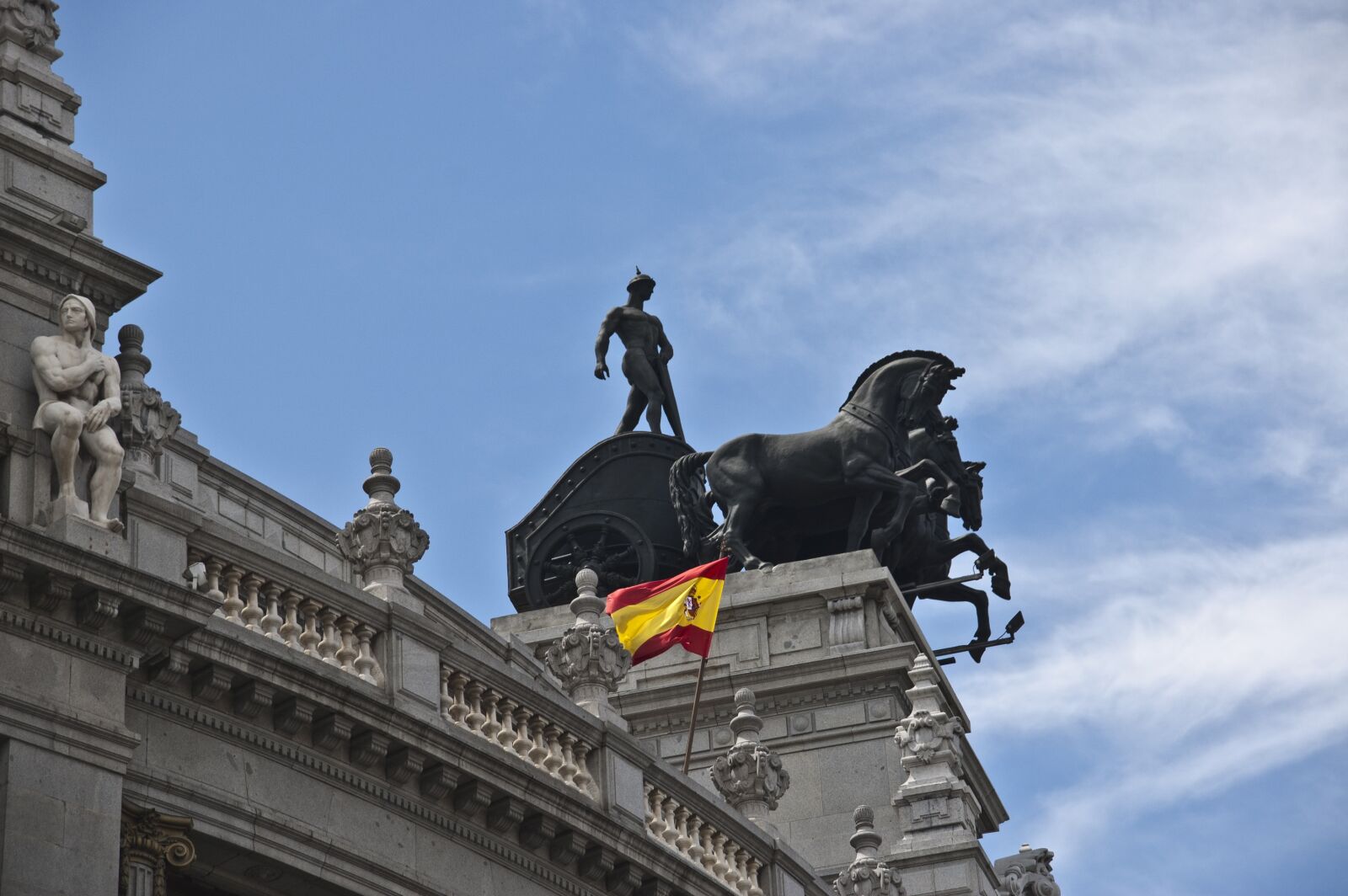 Nikon D50 sample photo. Madrid, bronce, sculpture photography