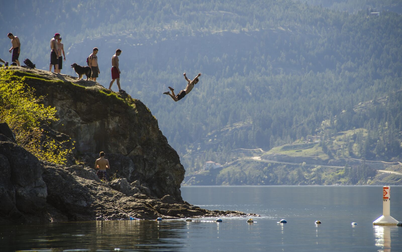 Nikon D7000 sample photo. Summer, cliff, jumping photography