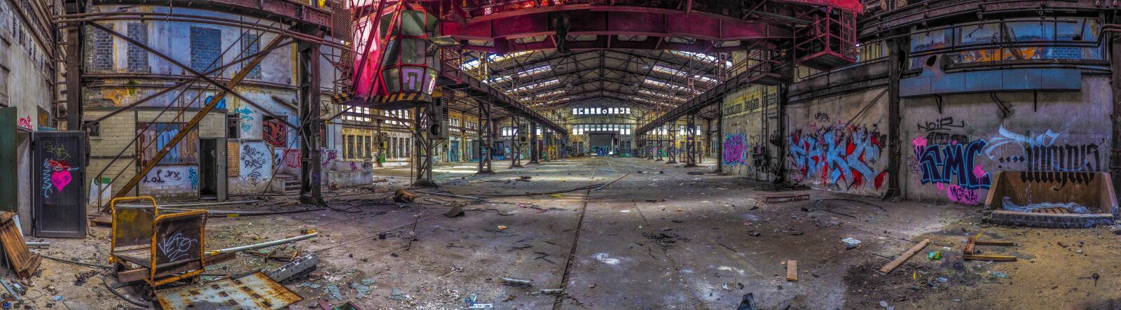 Olympus OM-D E-M10 sample photo. Lost places, factory, industry photography