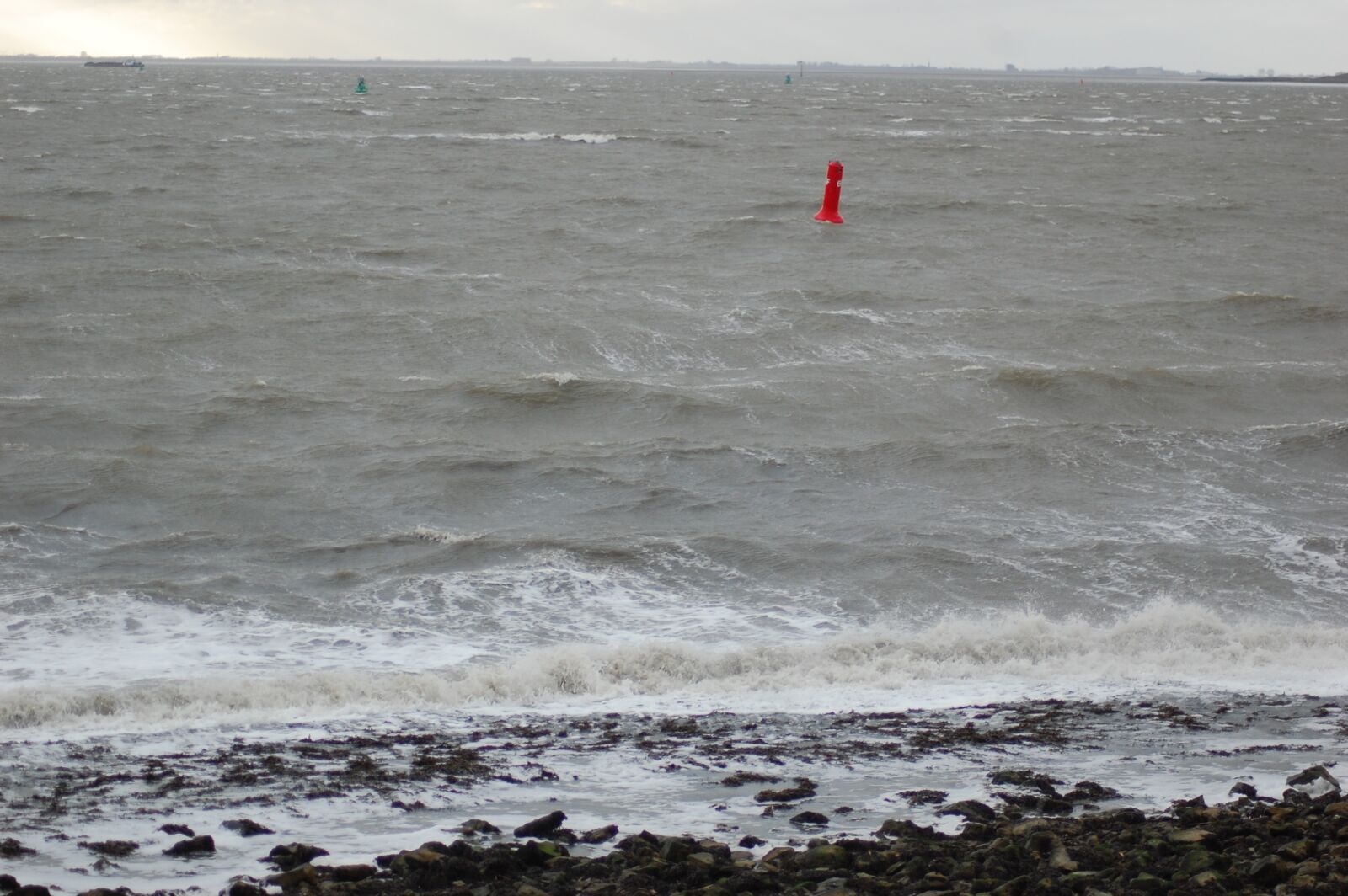 Nikon D40 sample photo. Storm, waves, westerschelde photography