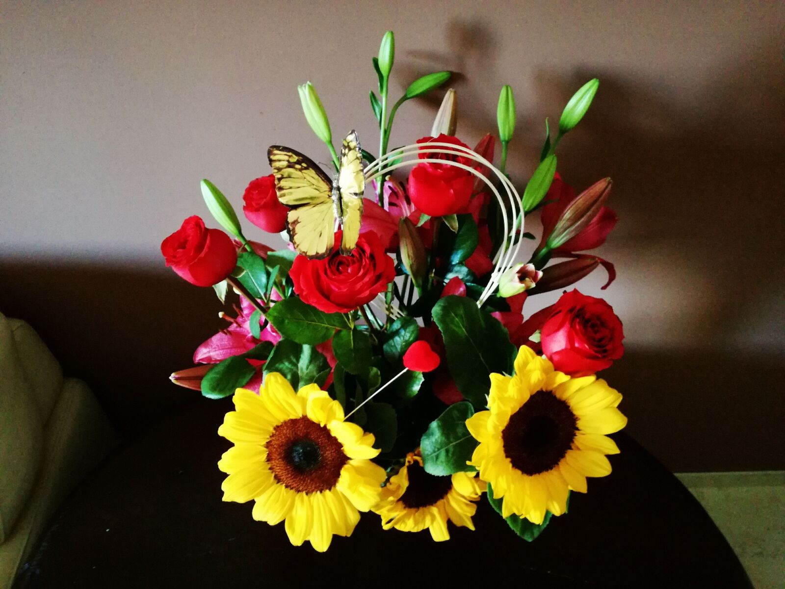 HUAWEI P9 LITE sample photo. Flowers, sunflower, rosa photography