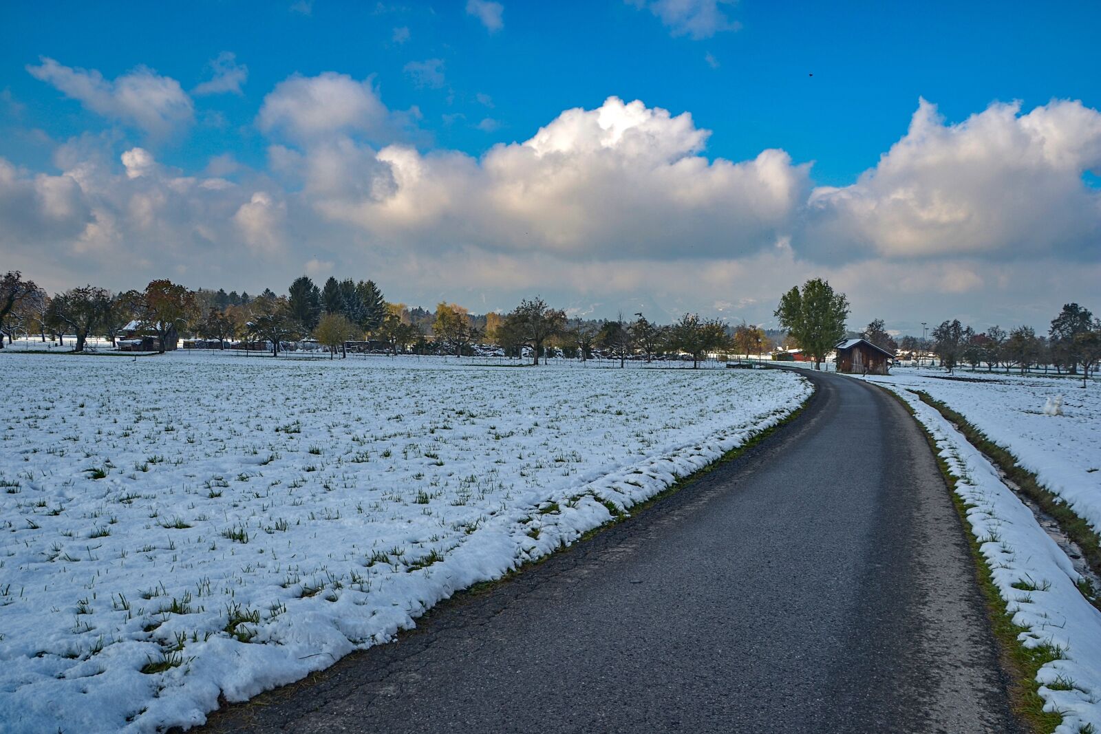 Nikon D3100 sample photo. Snow, away, landscape photography