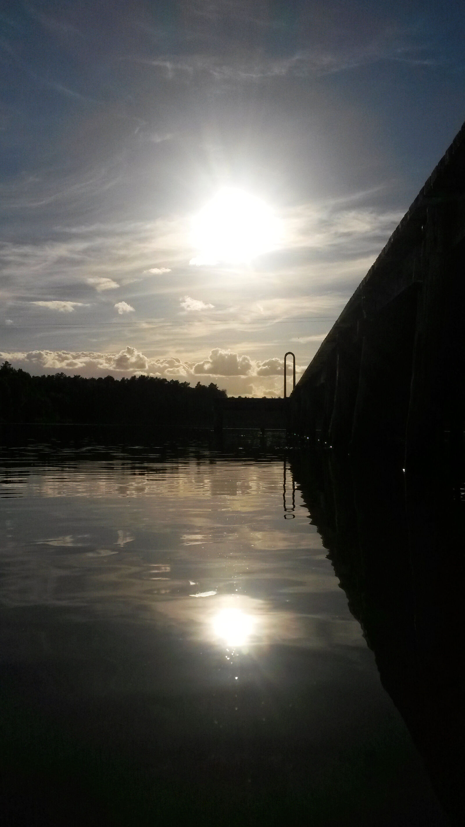 Samsung Galaxy S4 Mini sample photo. Sun, water photography