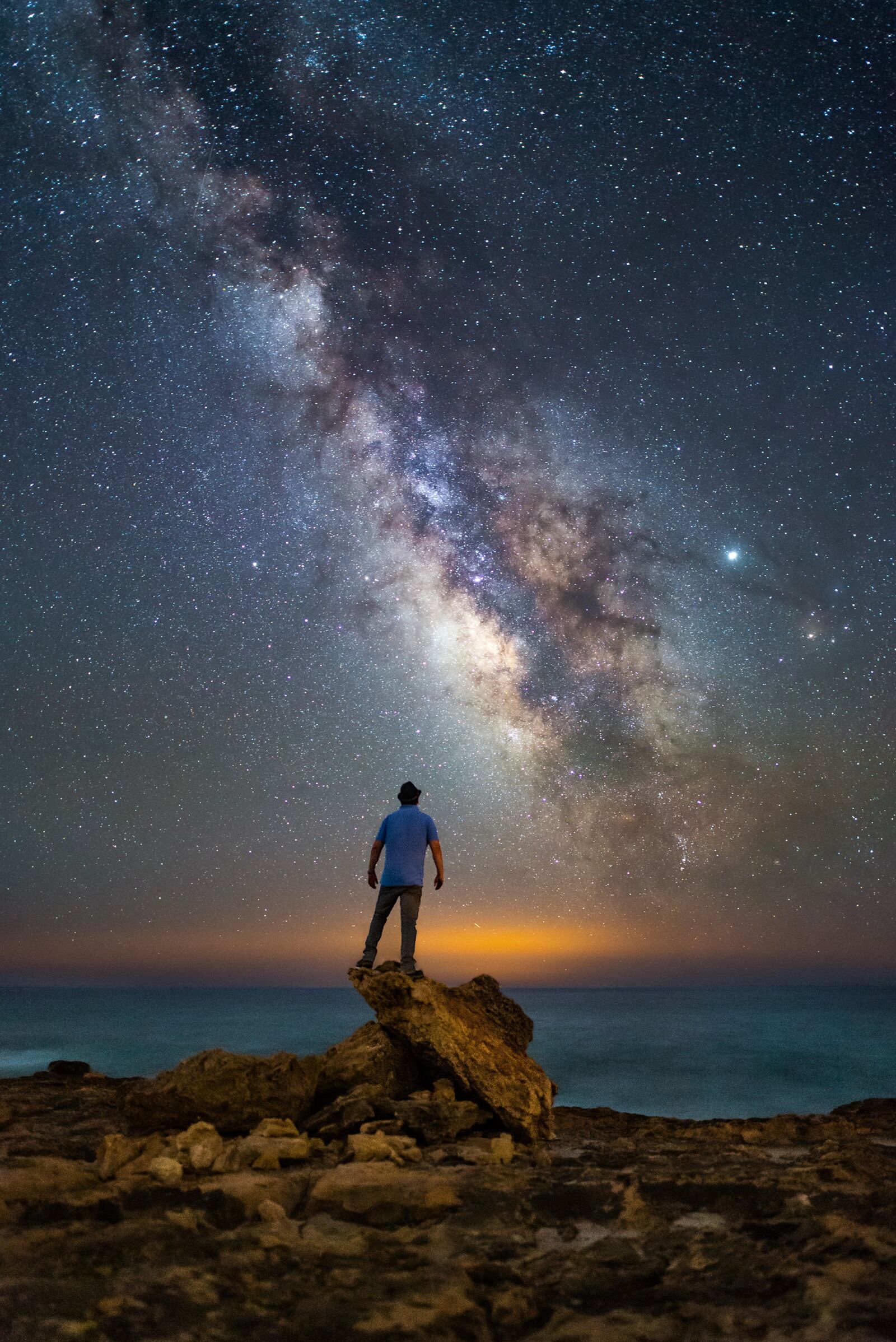 Nikon D600 sample photo. Milky way, landscape, human photography