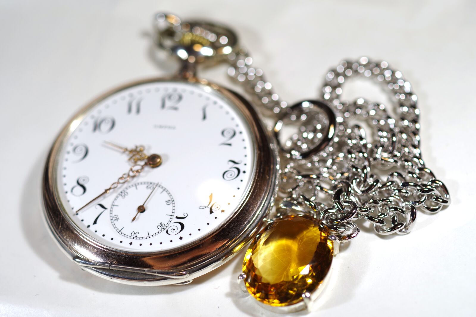 Pentax KP sample photo. Watch, pocket watch, 銀時計 photography