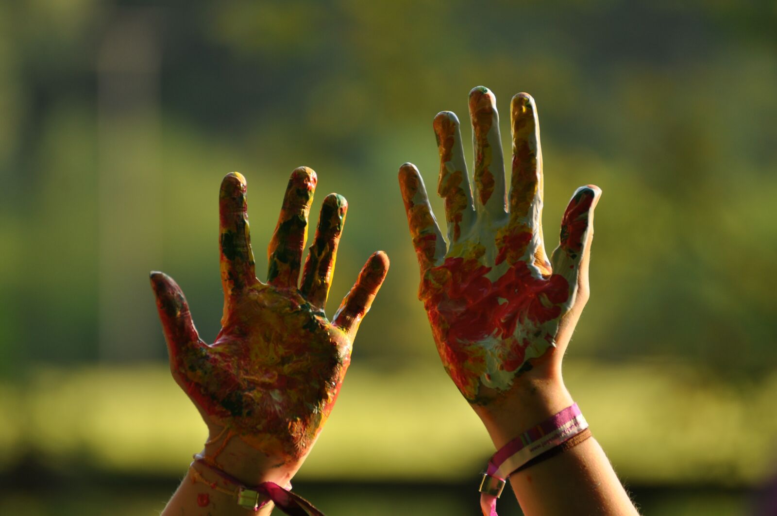 Nikon D90 sample photo. Hands, colorful, fun photography
