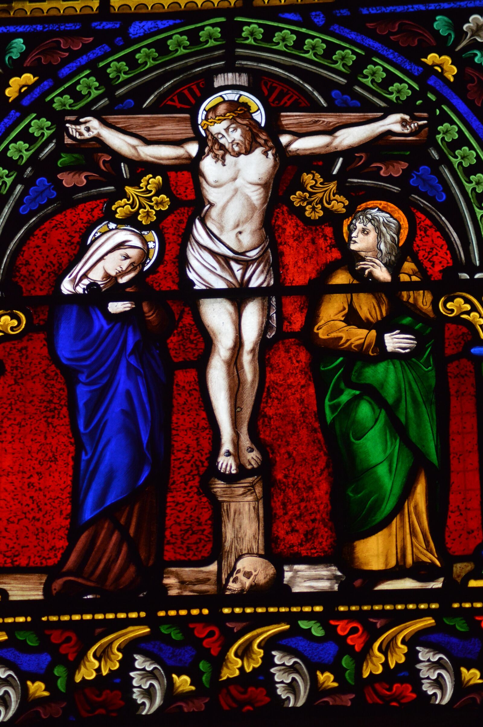 Nikon D3200 sample photo. Stained glass, window, church photography