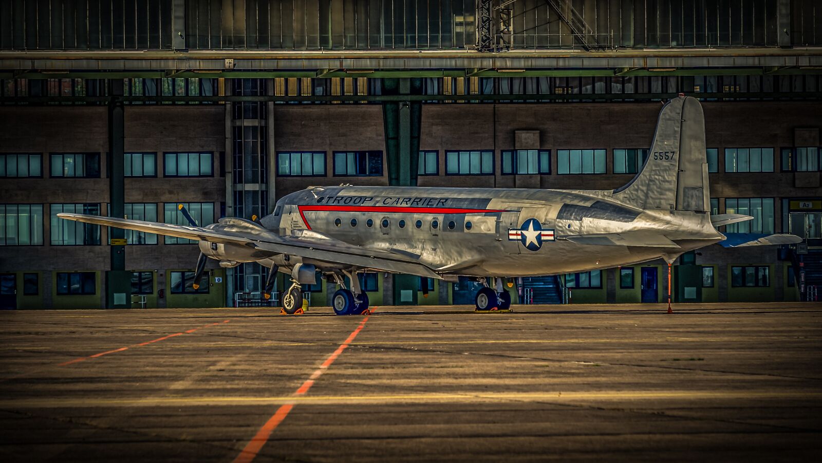 Sony E 55-210mm F4.5-6.3 OSS sample photo. Aircraft, airfield, runway photography