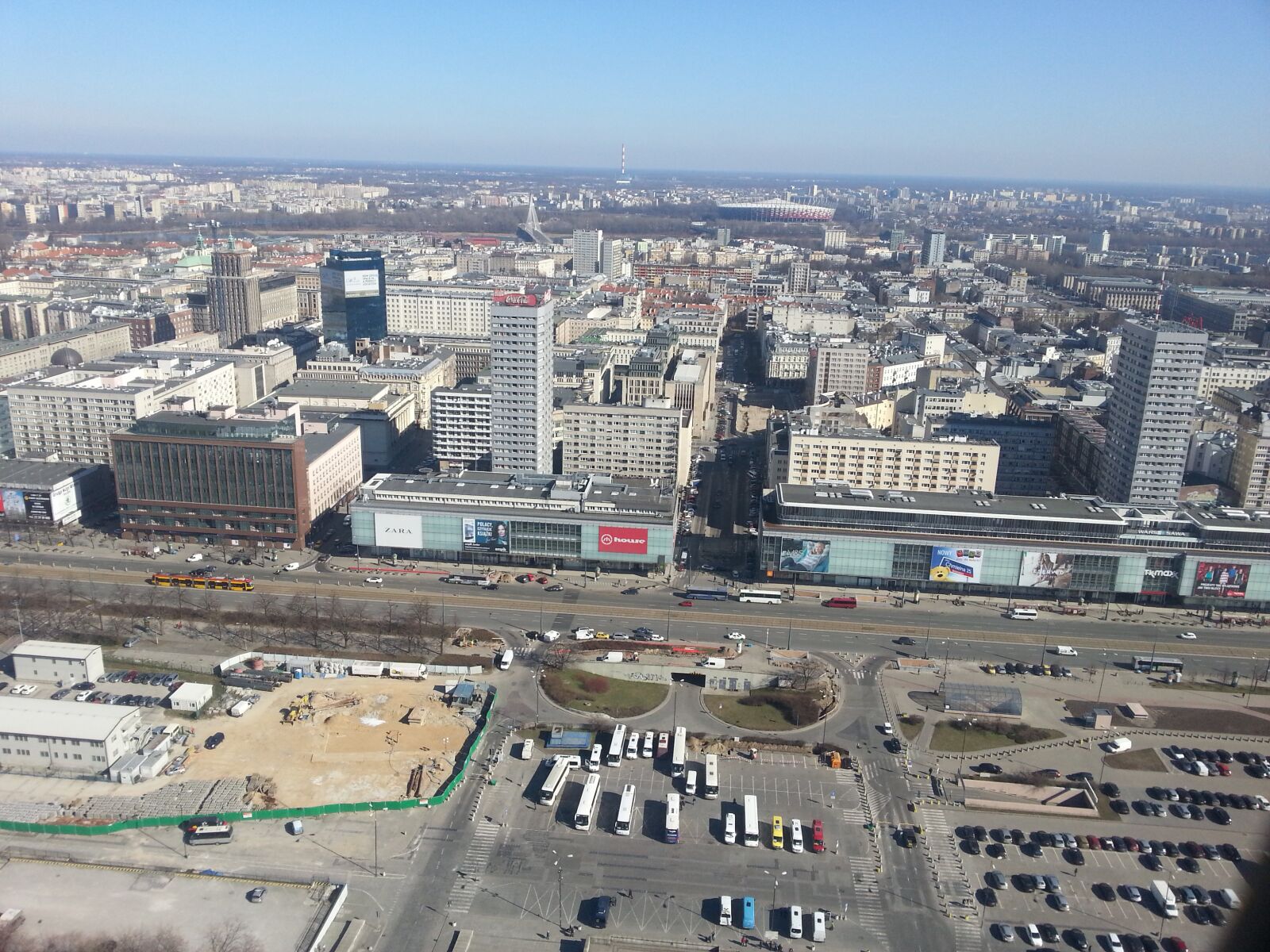Samsung Galaxy Note2 sample photo. Panorama, city, warsaw photography