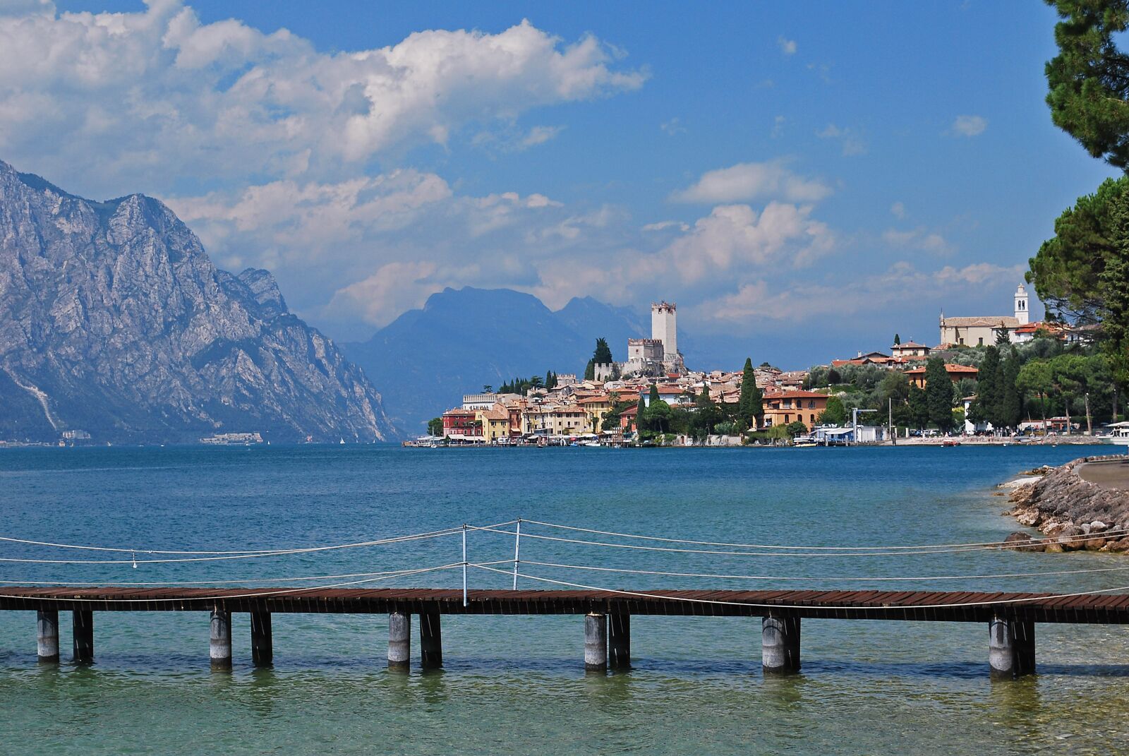 Nikon D60 sample photo. Garda, italy, malcesine photography