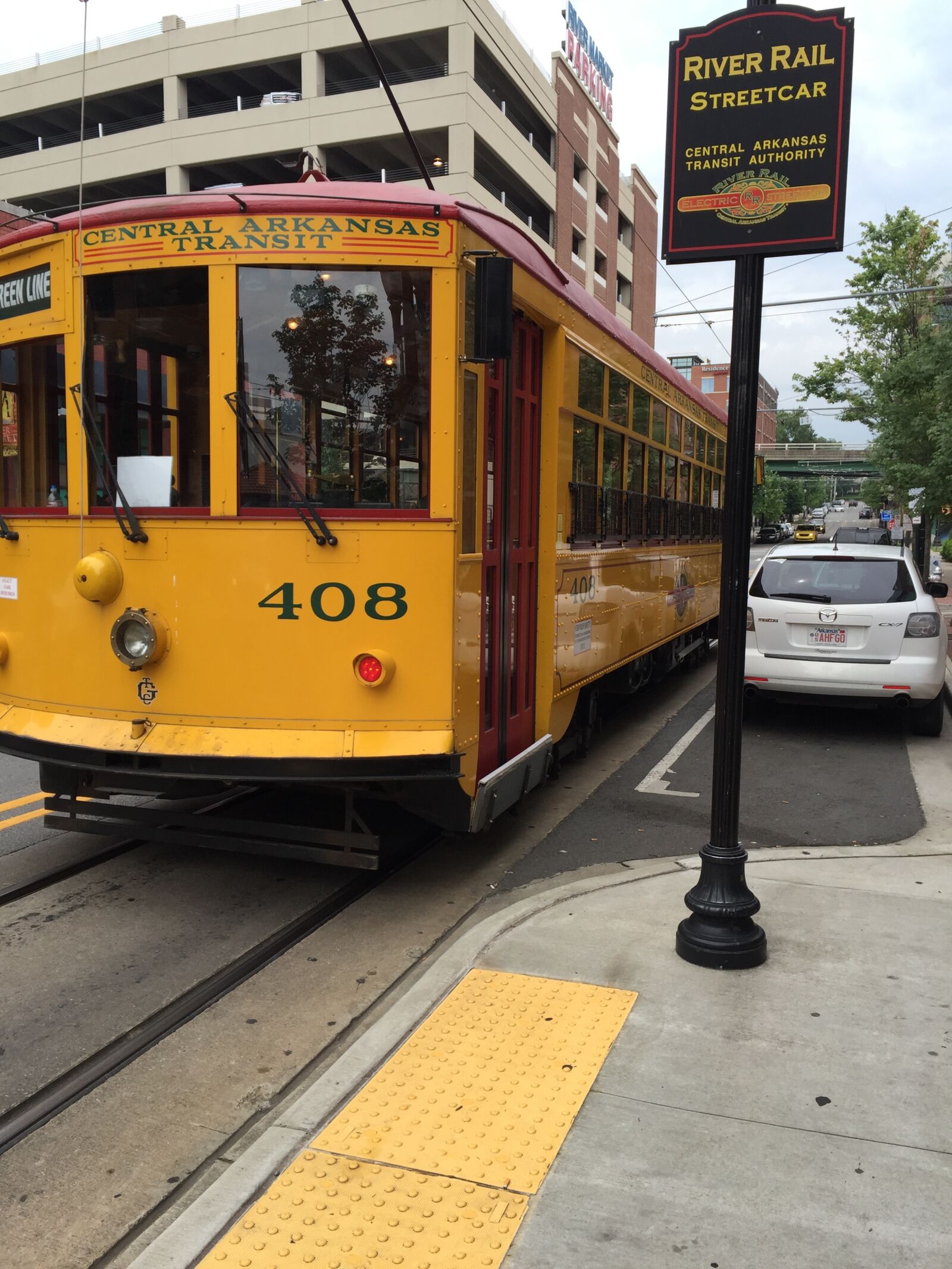 iPhone 6 Plus back camera 4.15mm f/2.2 sample photo. Rail, streetcar, transportation, trolley photography