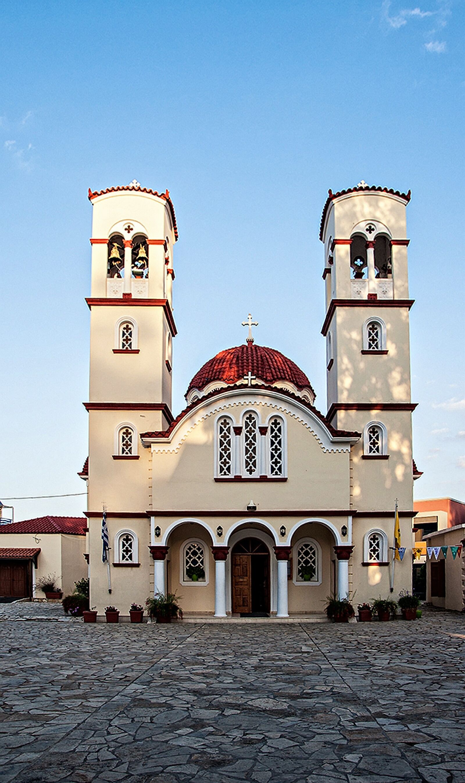 Nikon D5000 sample photo. Greece, island, greek church photography