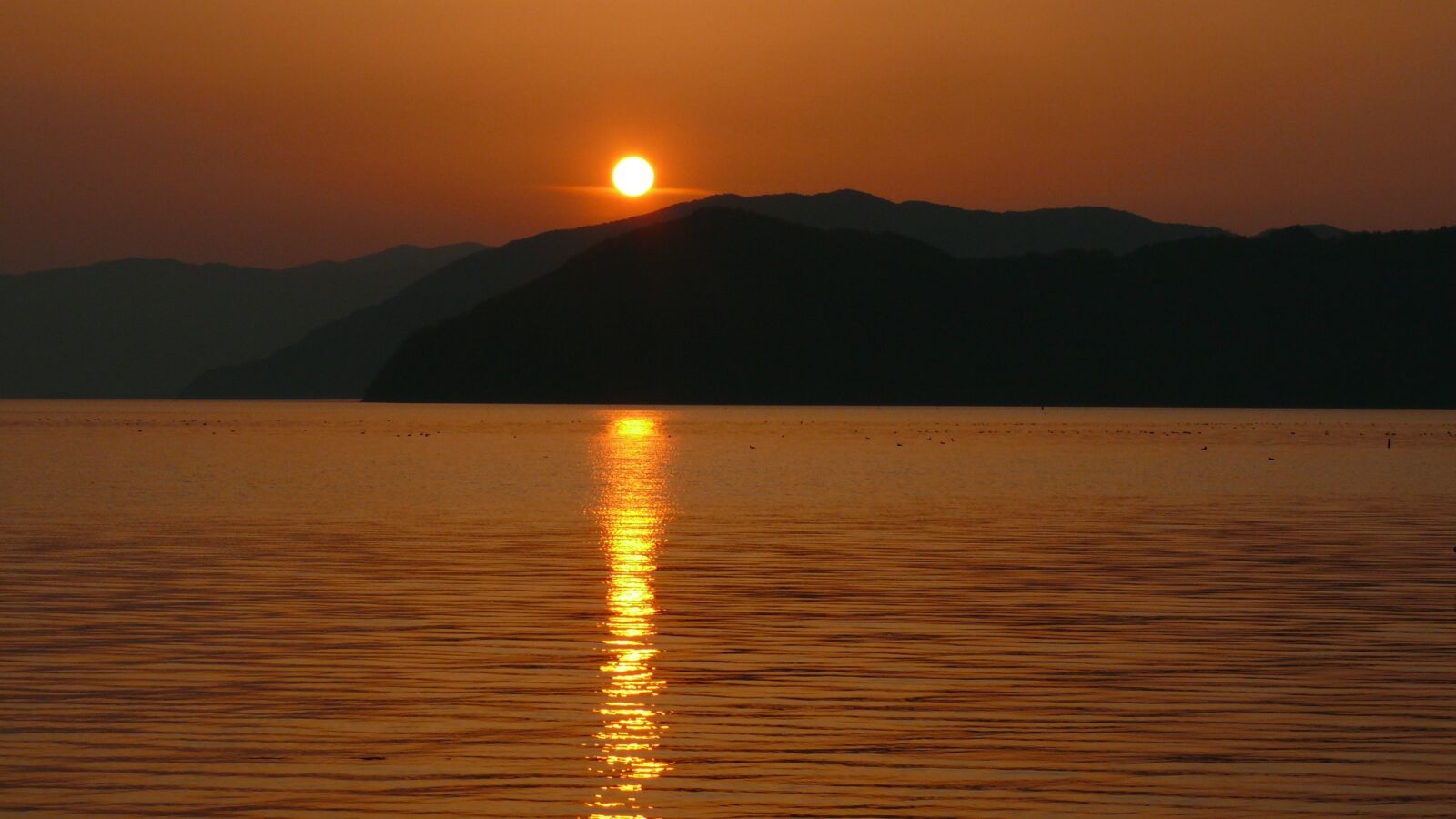 Panasonic DMC-FZ50 sample photo. Sunset, lake, calm photography