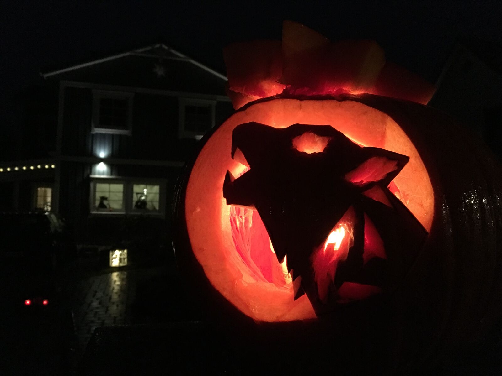 Apple iPhone 6s sample photo. Halloween, pumkins, werewolf photography