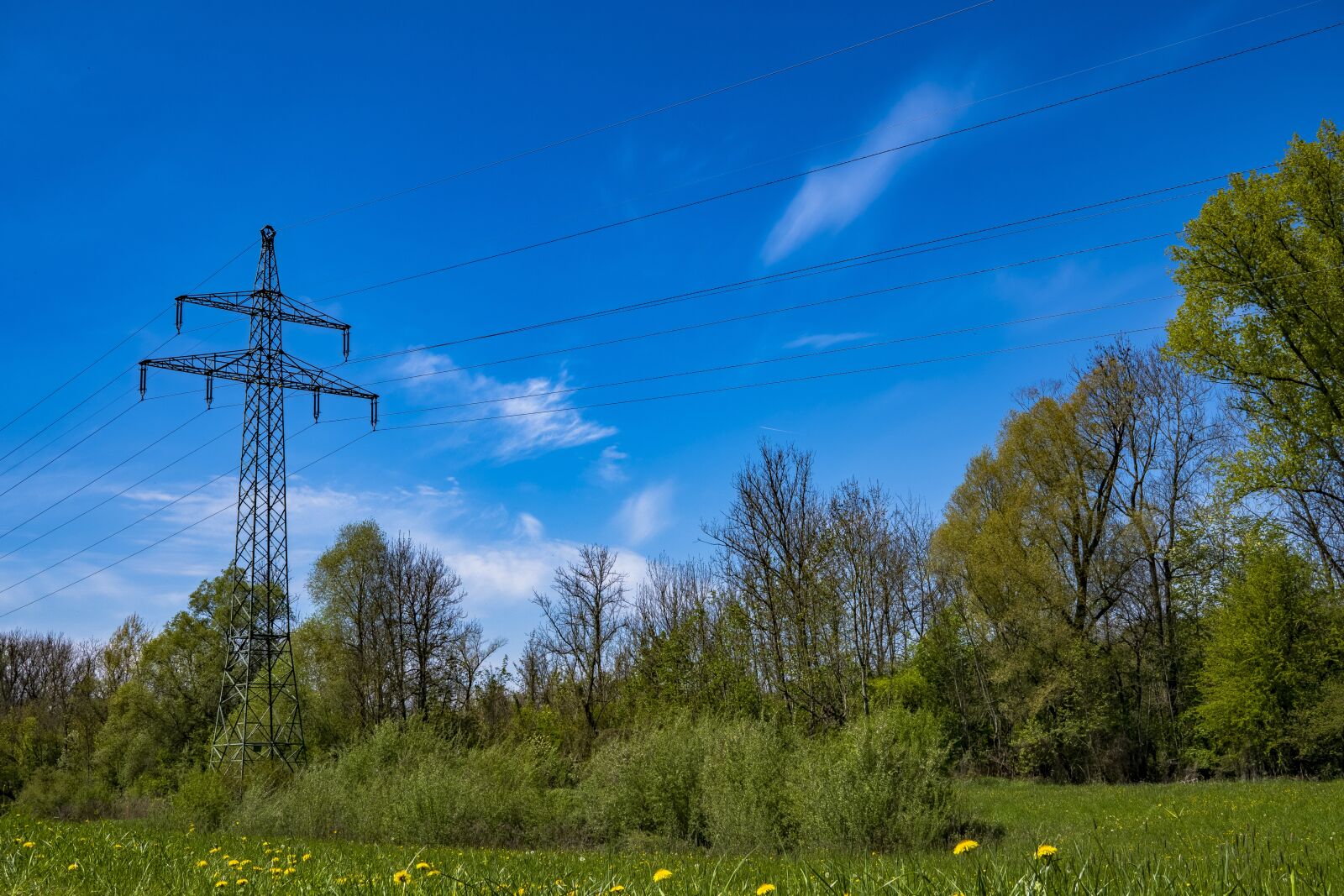 Sigma 30mm F2.8 EX DN sample photo. Strommast, sky, electricity photography