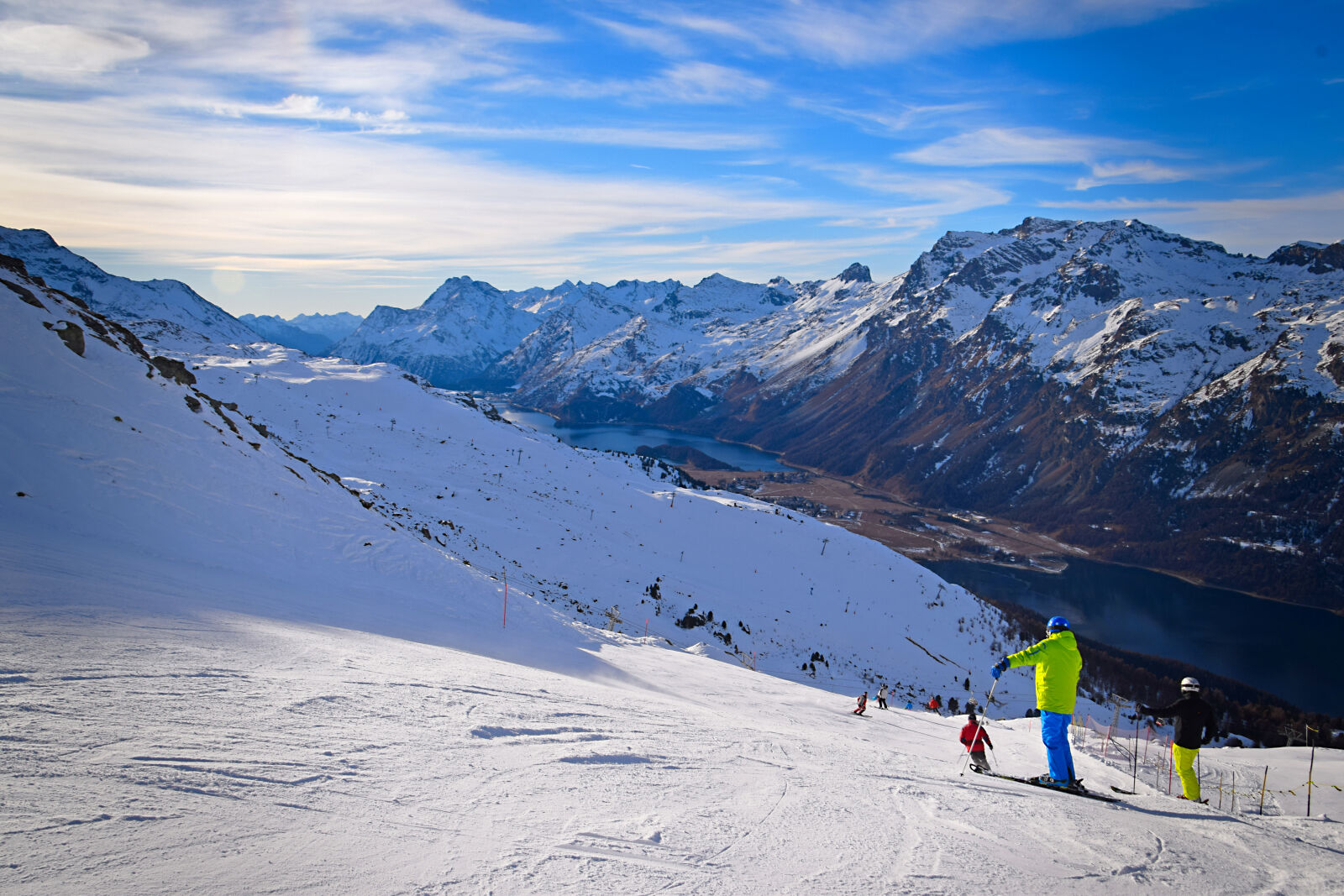 Nikon D5300 sample photo. Alps, corvatsch, engadin, lake photography