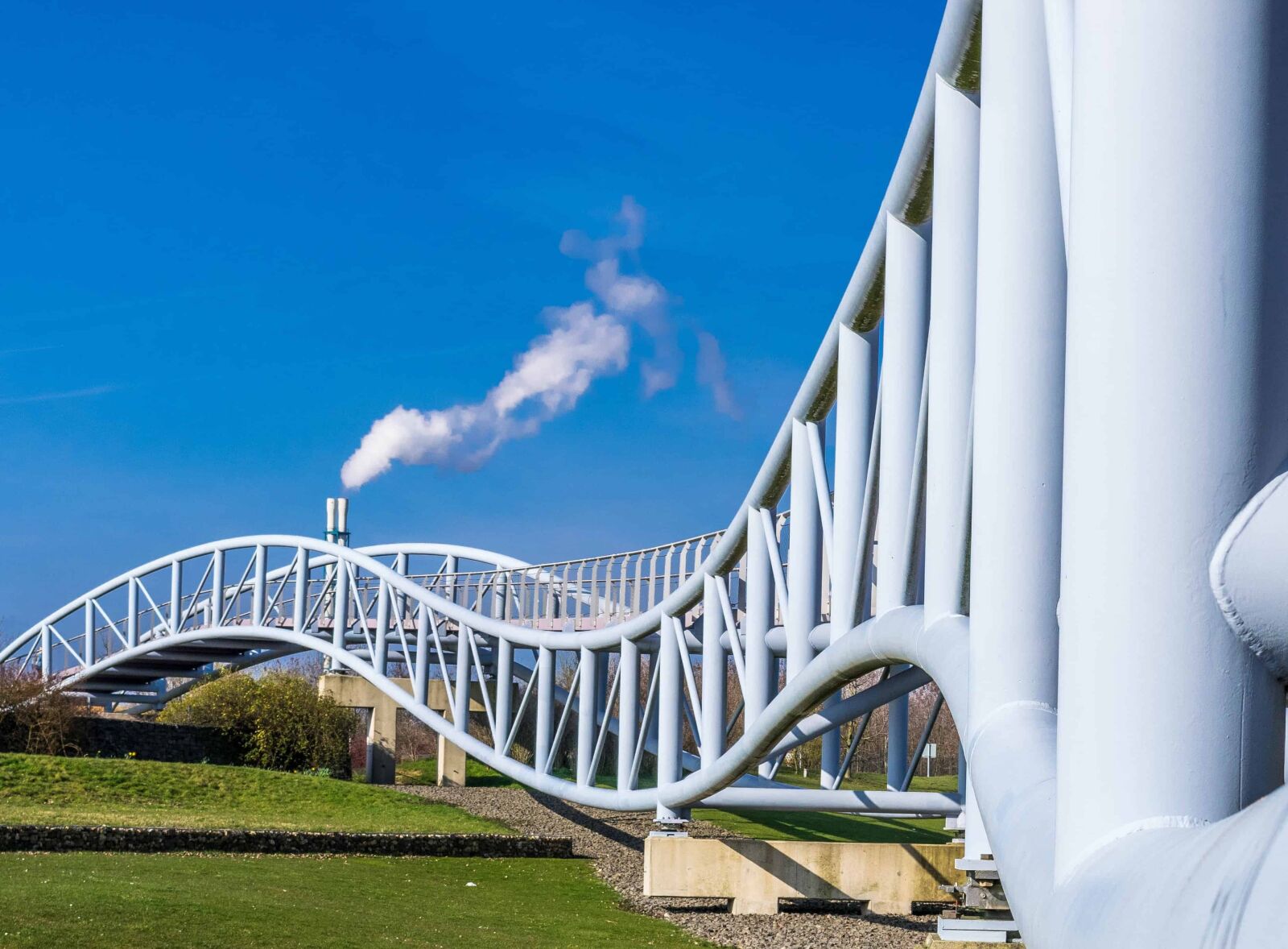 Nikon D3300 sample photo. Blue sky, bridge, architecture photography