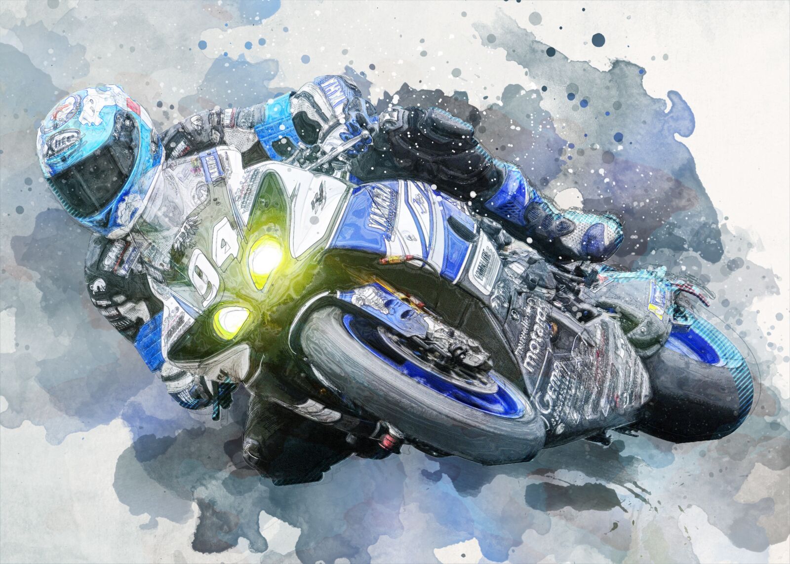 Nikon D300 sample photo. Motorcycle racer, racing, race photography