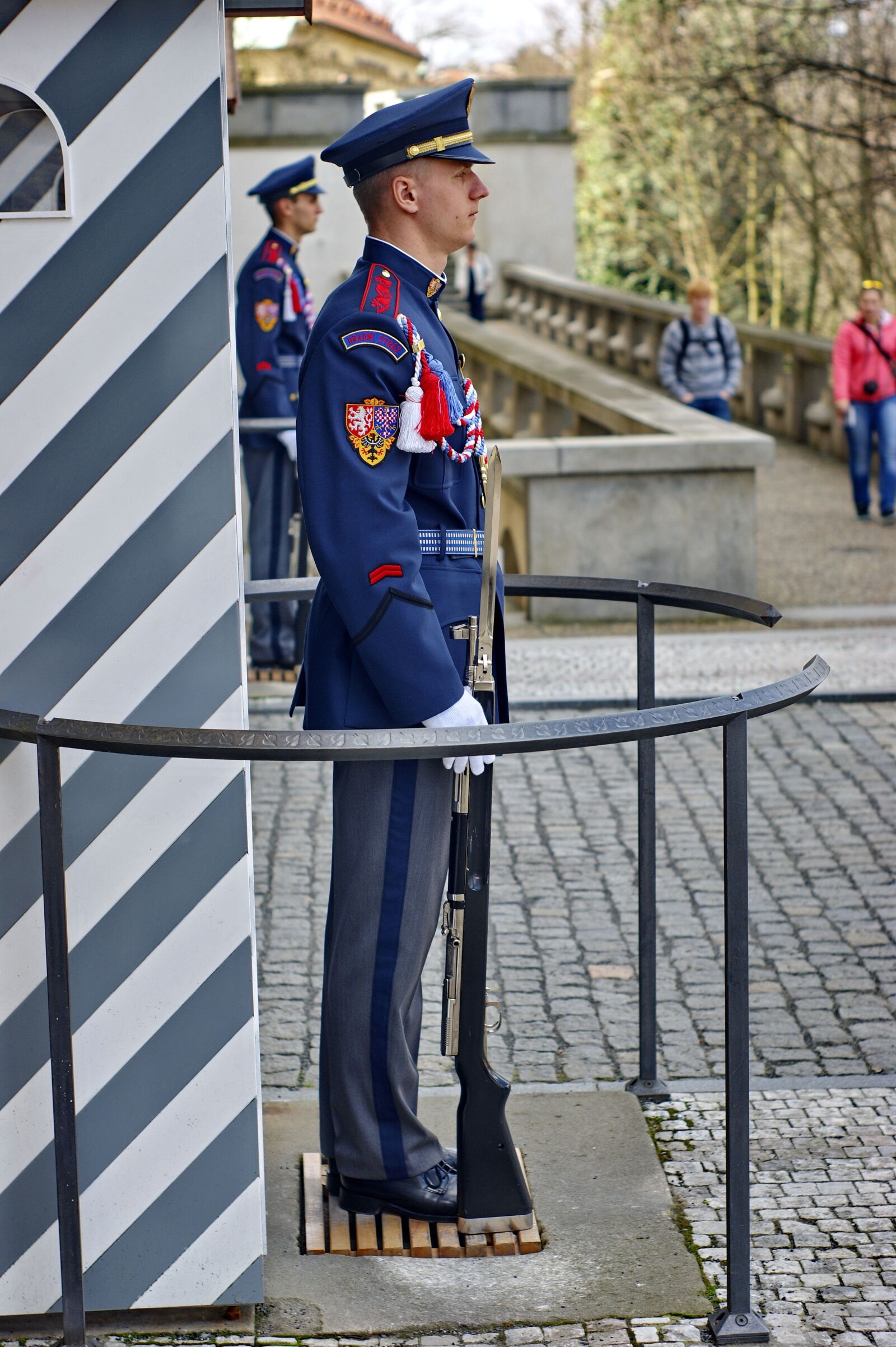 Sony Alpha DSLR-A290 sample photo. Sentinel, guard, prague photography