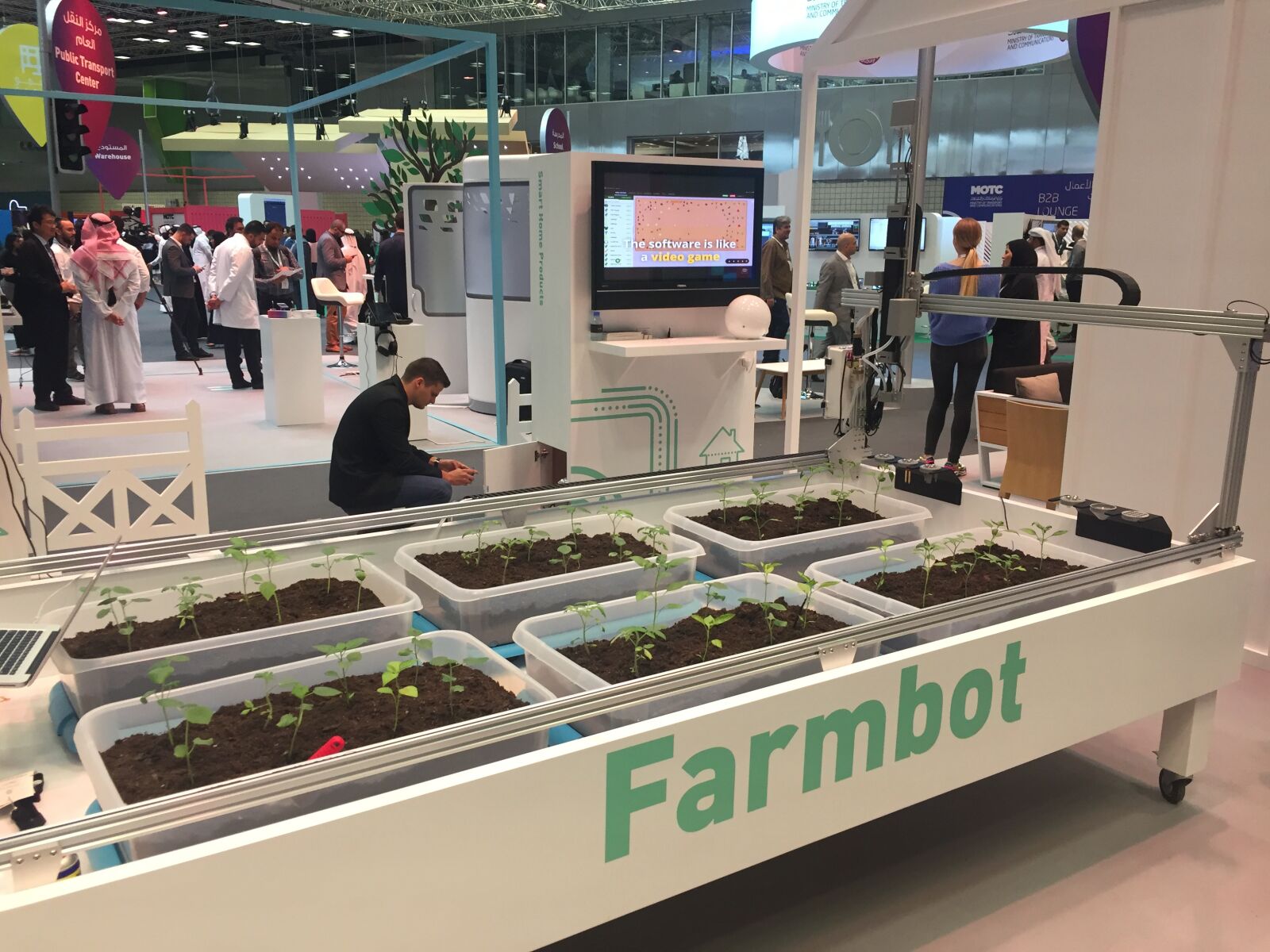 iPhone 6 back camera 4.15mm f/2.2 sample photo. Farmbot, garden robot, electronic photography