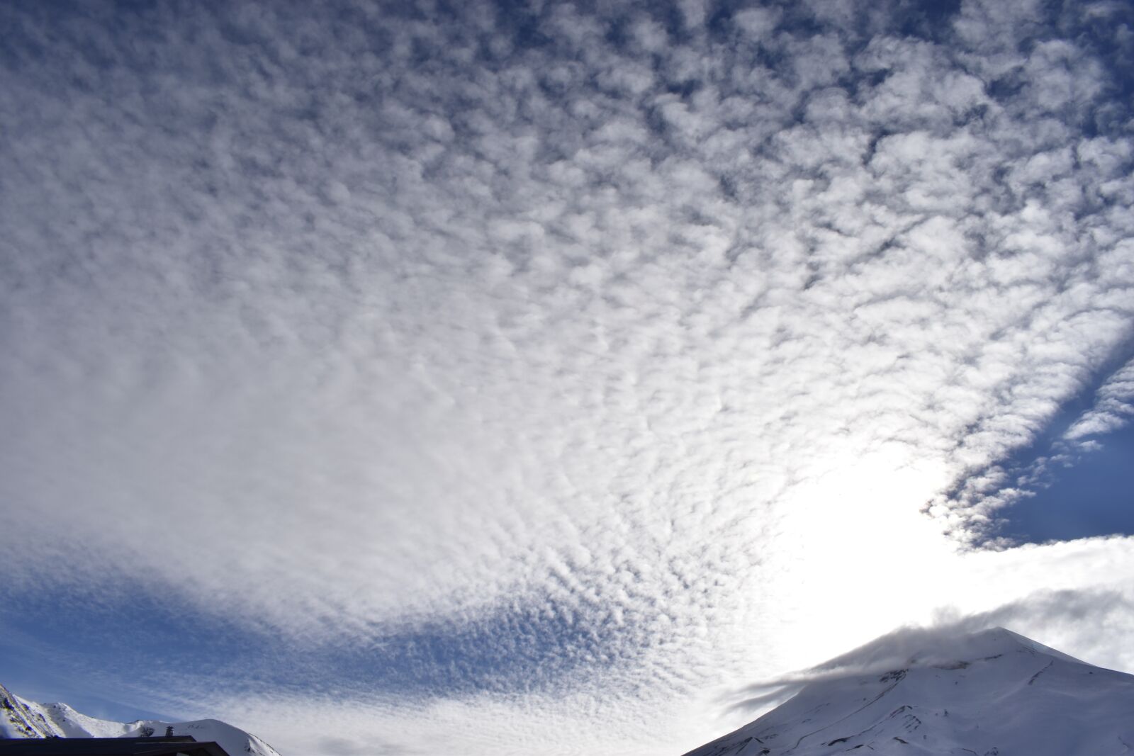 Nikon D5500 sample photo. Volcano, snow photography