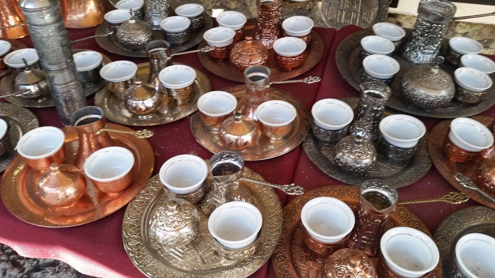 Samsung Galaxy S5 sample photo. Sarajevo, coffee, cups photography