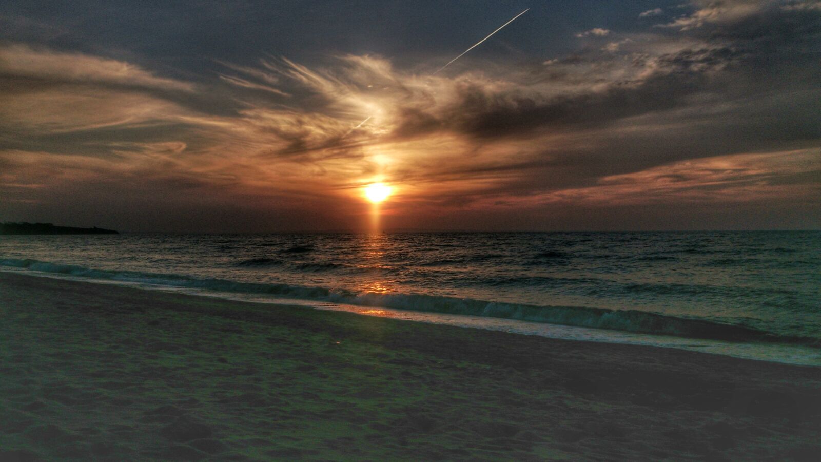 Sony Xperia V sample photo. Sunset, sea, beach photography