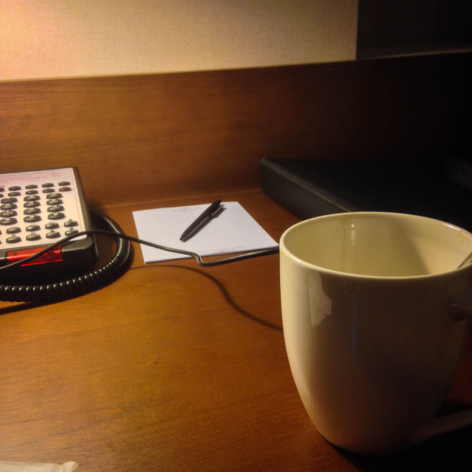 iPhone 5 back camera 4.12mm f/2.4 sample photo. Coffee, desk, early, morning photography