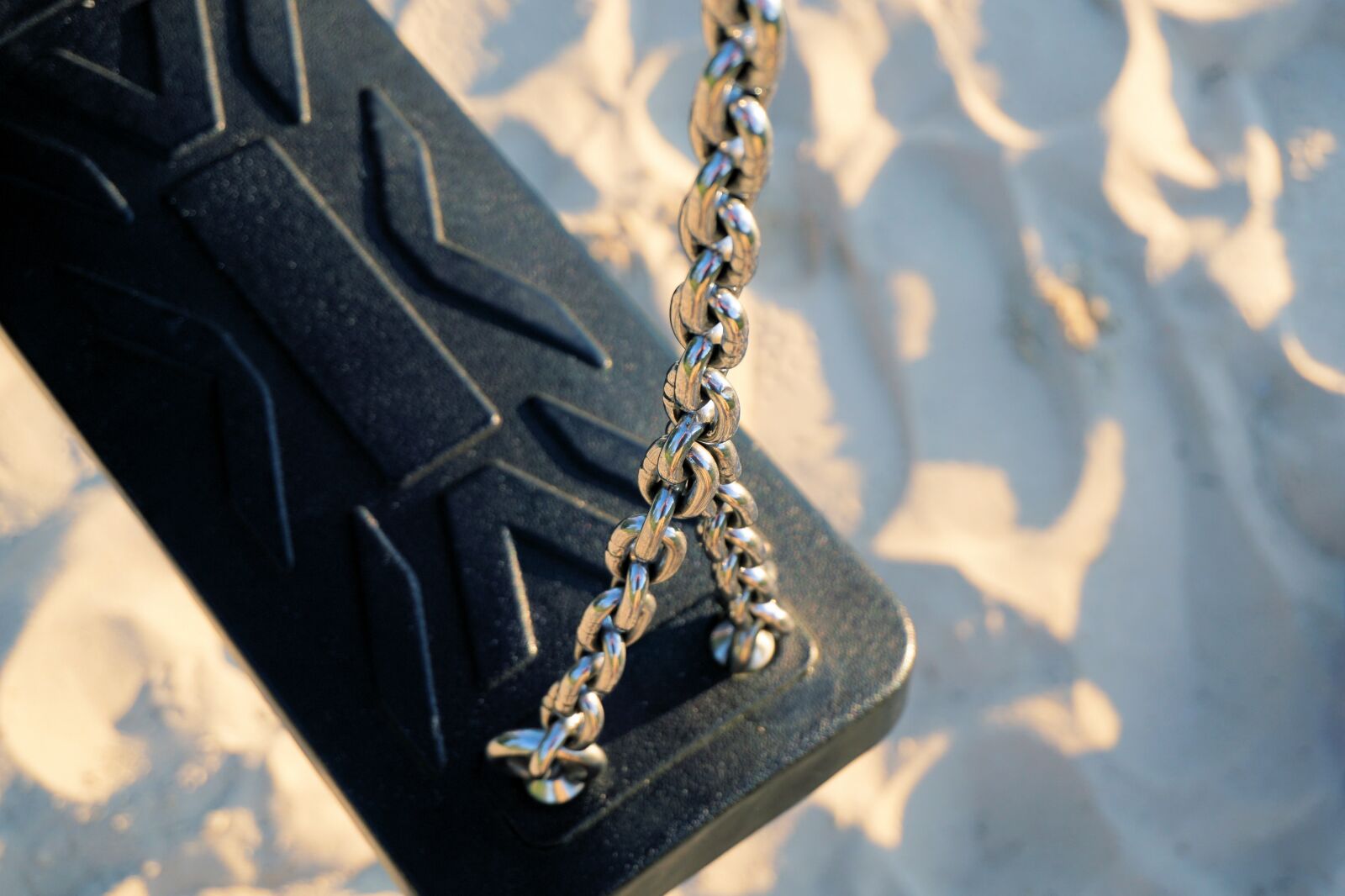 Sony a6000 sample photo. Swing, sand, playground photography