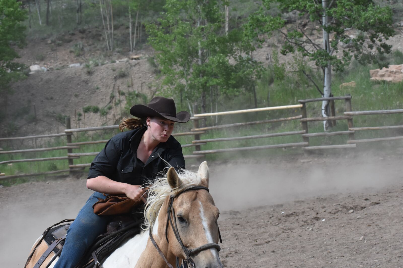 Nikon D7200 sample photo. Cowgirls, rodeo, competition photography