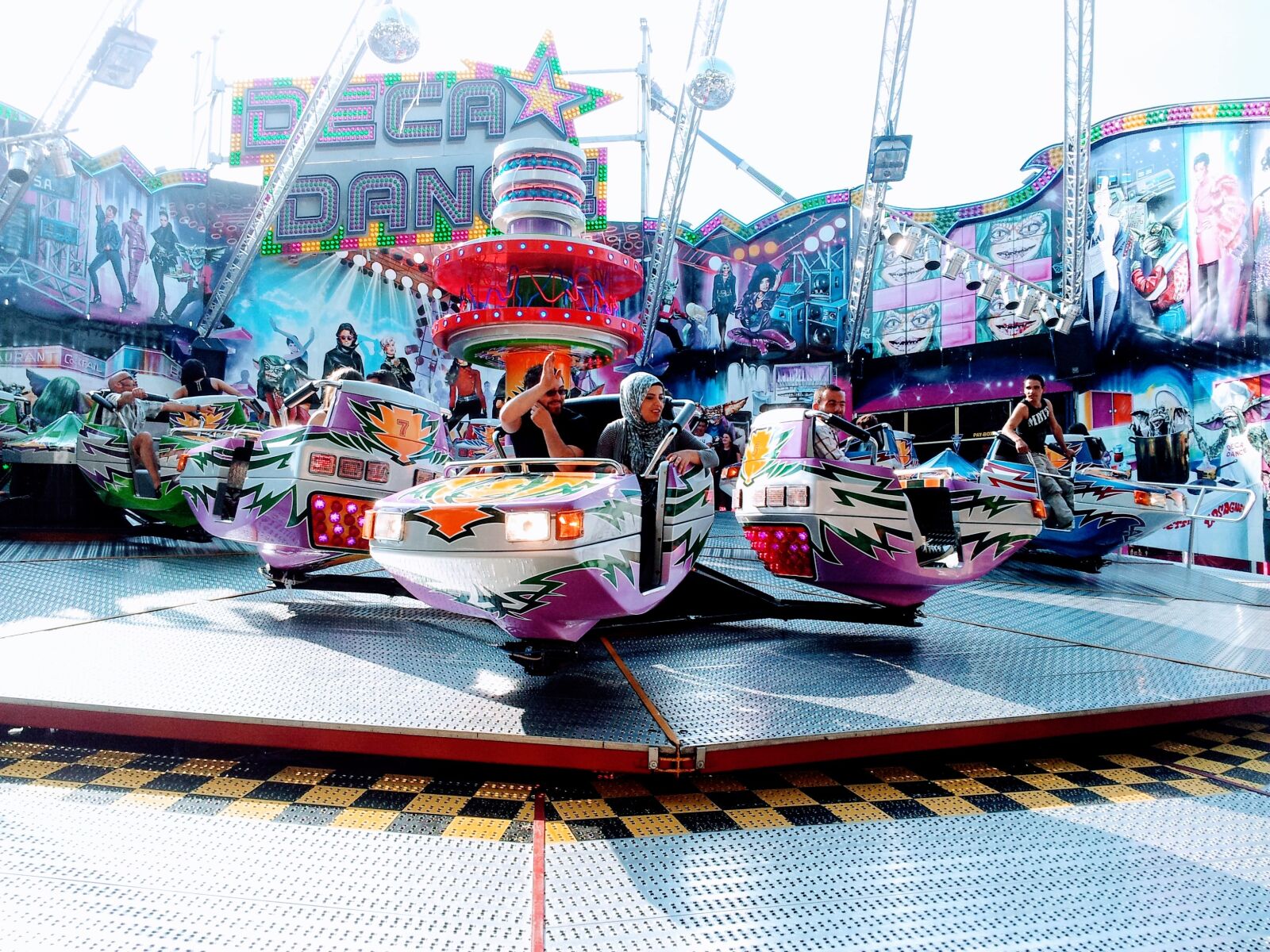 Samsung Galaxy S2 sample photo. Funfair, muslim, attraction photography