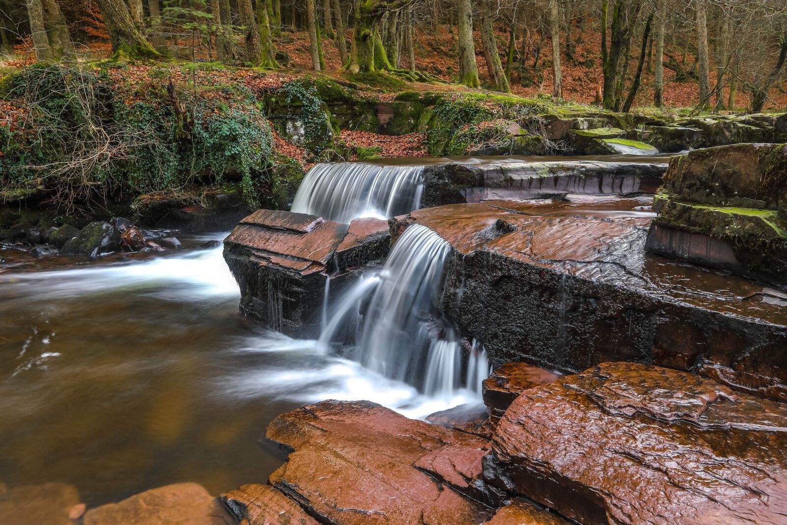 Canon EOS 5D Mark IV + Canon EF 16-35mm F2.8L II USM sample photo. River, waterfall, wales photography