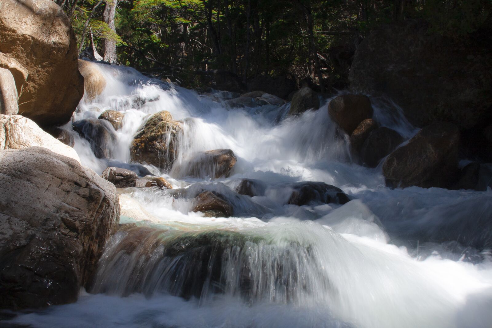 Canon EOS 40D sample photo. Brook, water, waterfall photography
