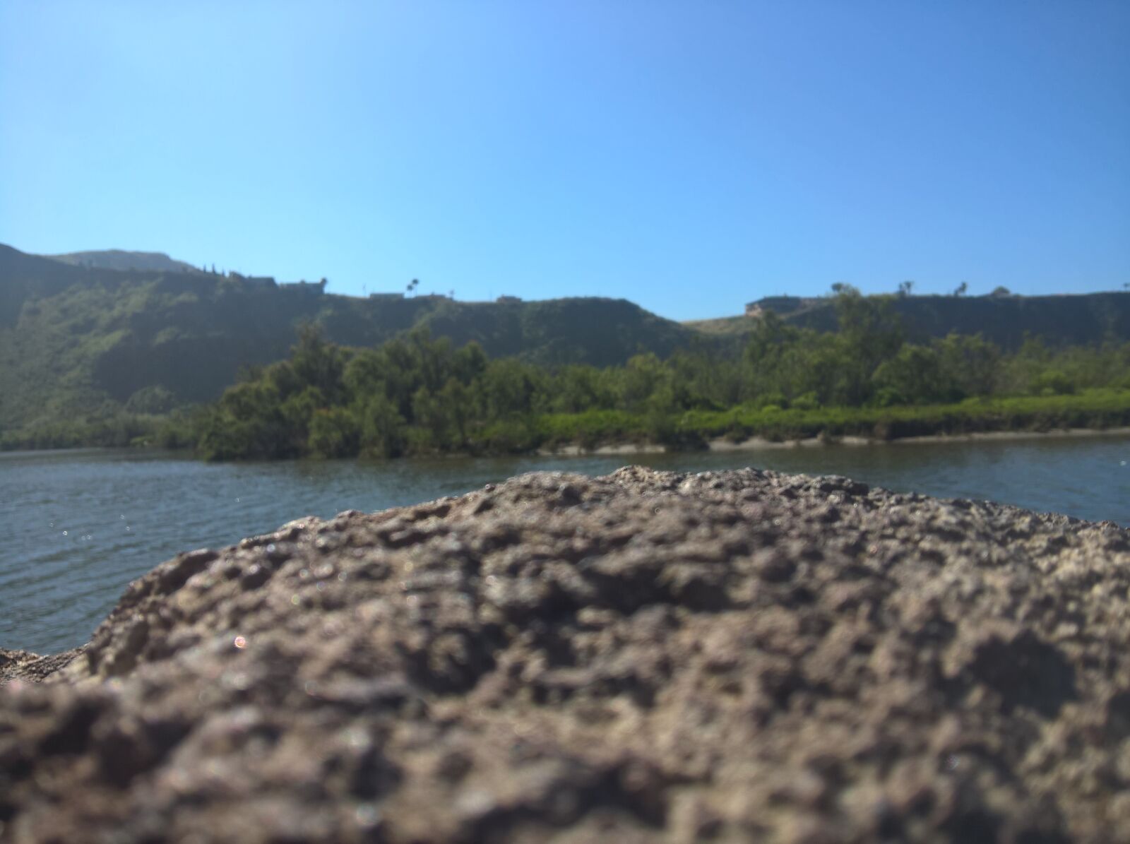 Microsoft Lumia 640 XL sample photo. River, rock, view photography