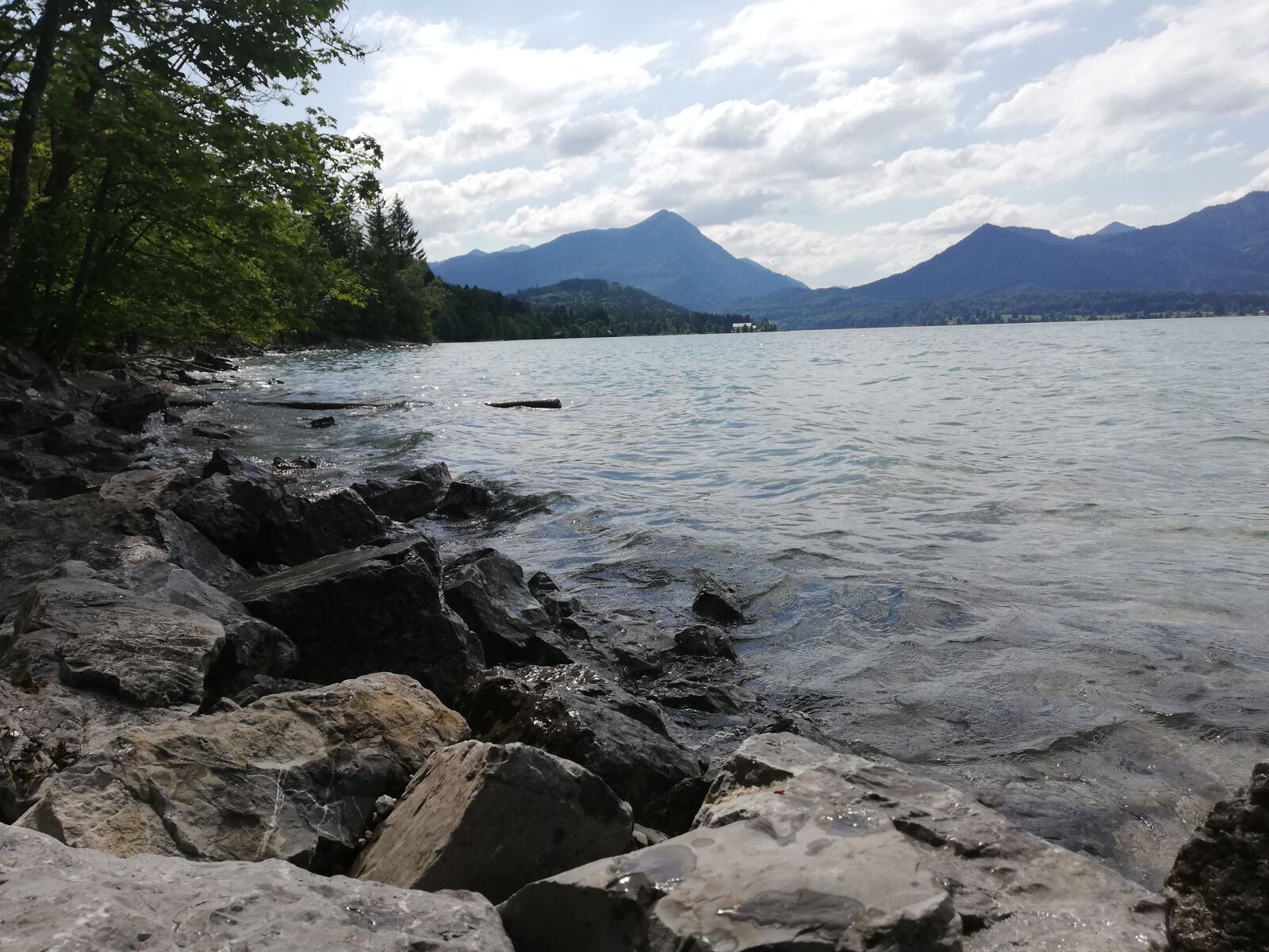HUAWEI P20 lite sample photo. Walchensee, hiking, summer photography