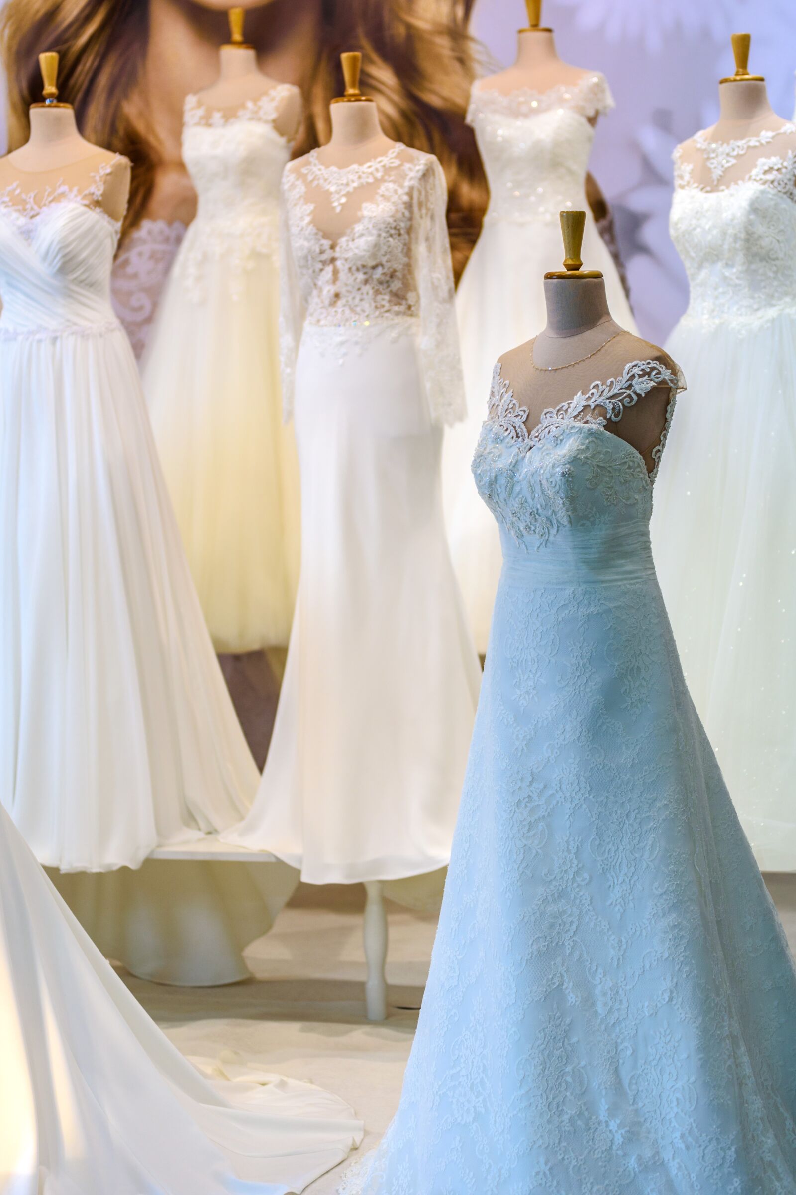 Nikon D750 sample photo. Salon of wedding dresses photography