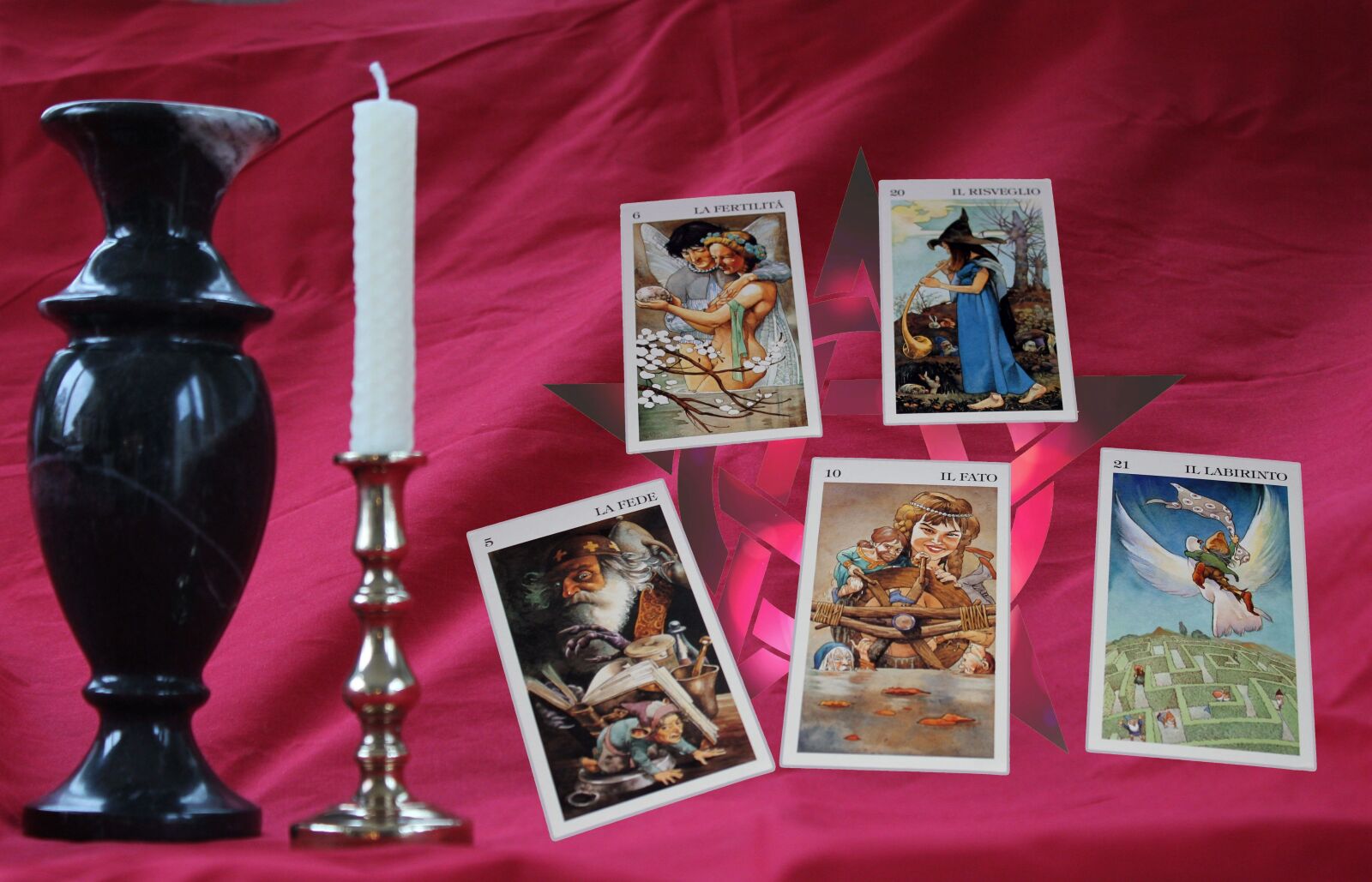 Canon EOS 550D (EOS Rebel T2i / EOS Kiss X4) sample photo. Tarot, cards, urn photography