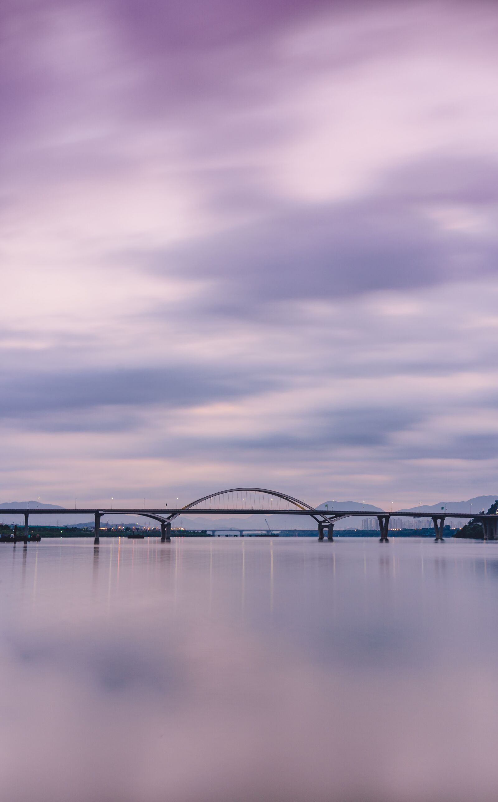 Sony a7 III + Sony Sonnar T* FE 35mm F2.8 ZA sample photo. Purple, bridge, river photography