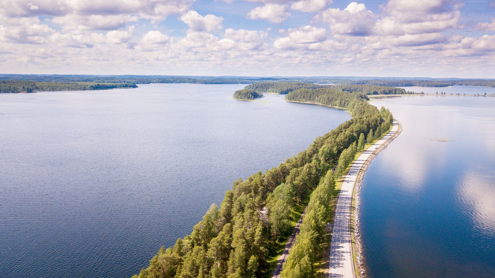 DJI FC220 sample photo. Finnish, punkaharju, landscape photography