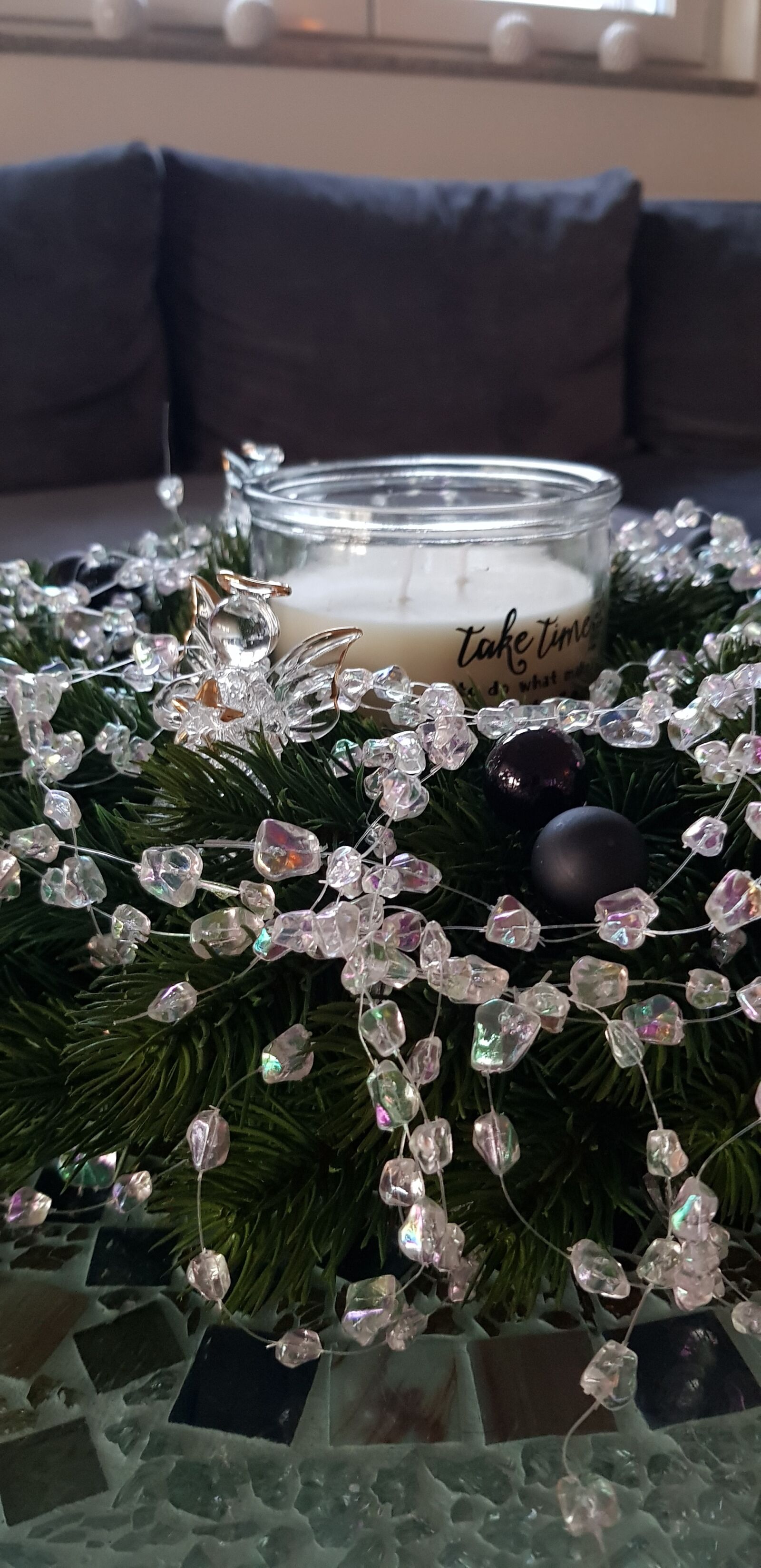 Samsung Galaxy S8 sample photo. Candle, advent wreath, christmas photography