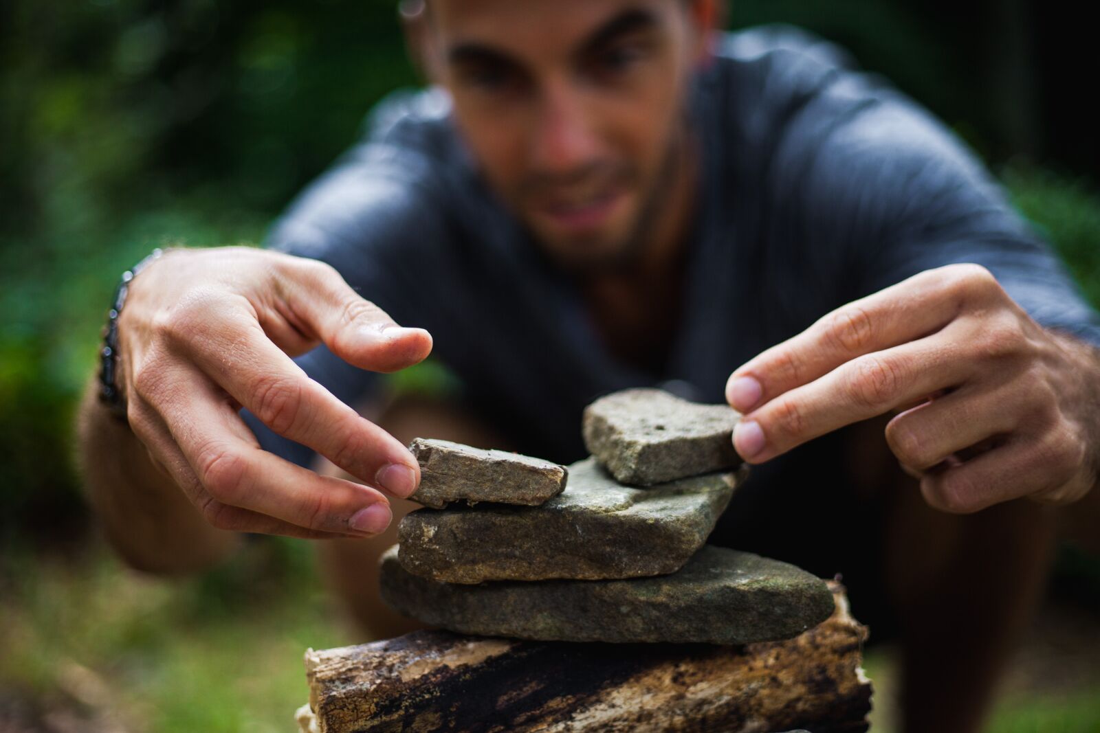 Canon EOS 5D Mark II sample photo. Building, zen, man photography