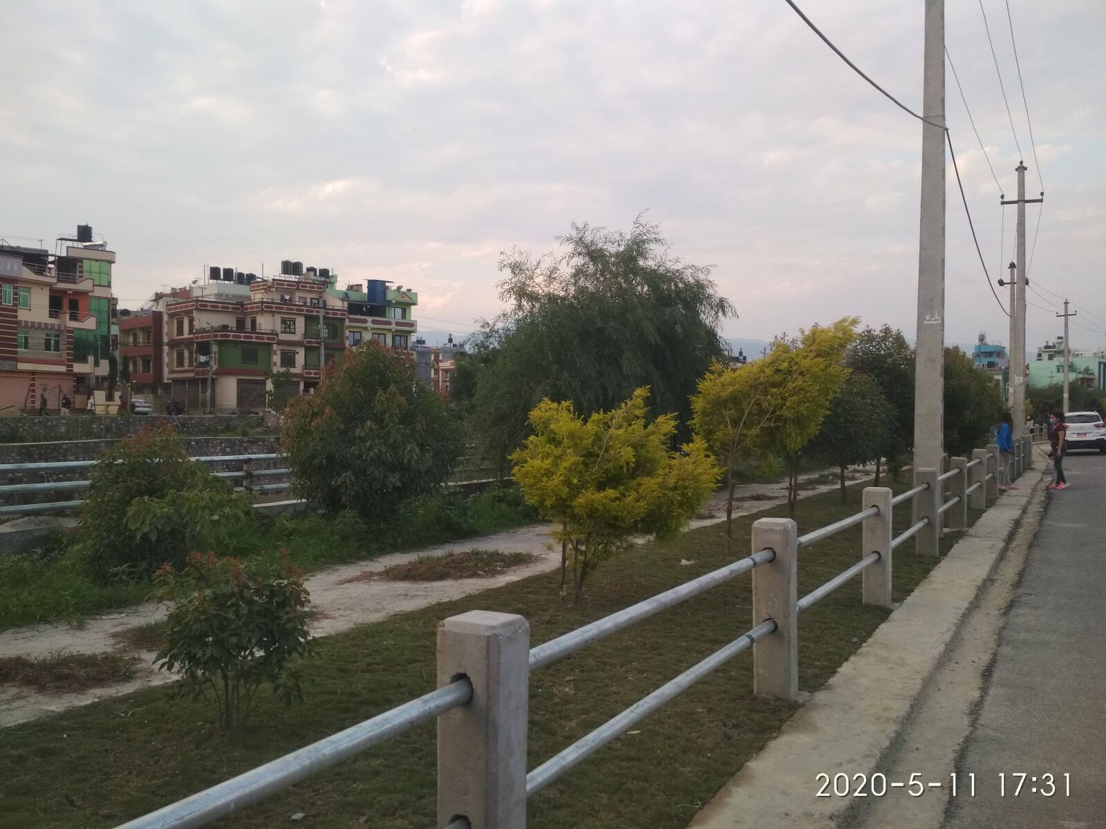 Xiaomi Redmi 4X sample photo. Sideways, poles, buildings photography