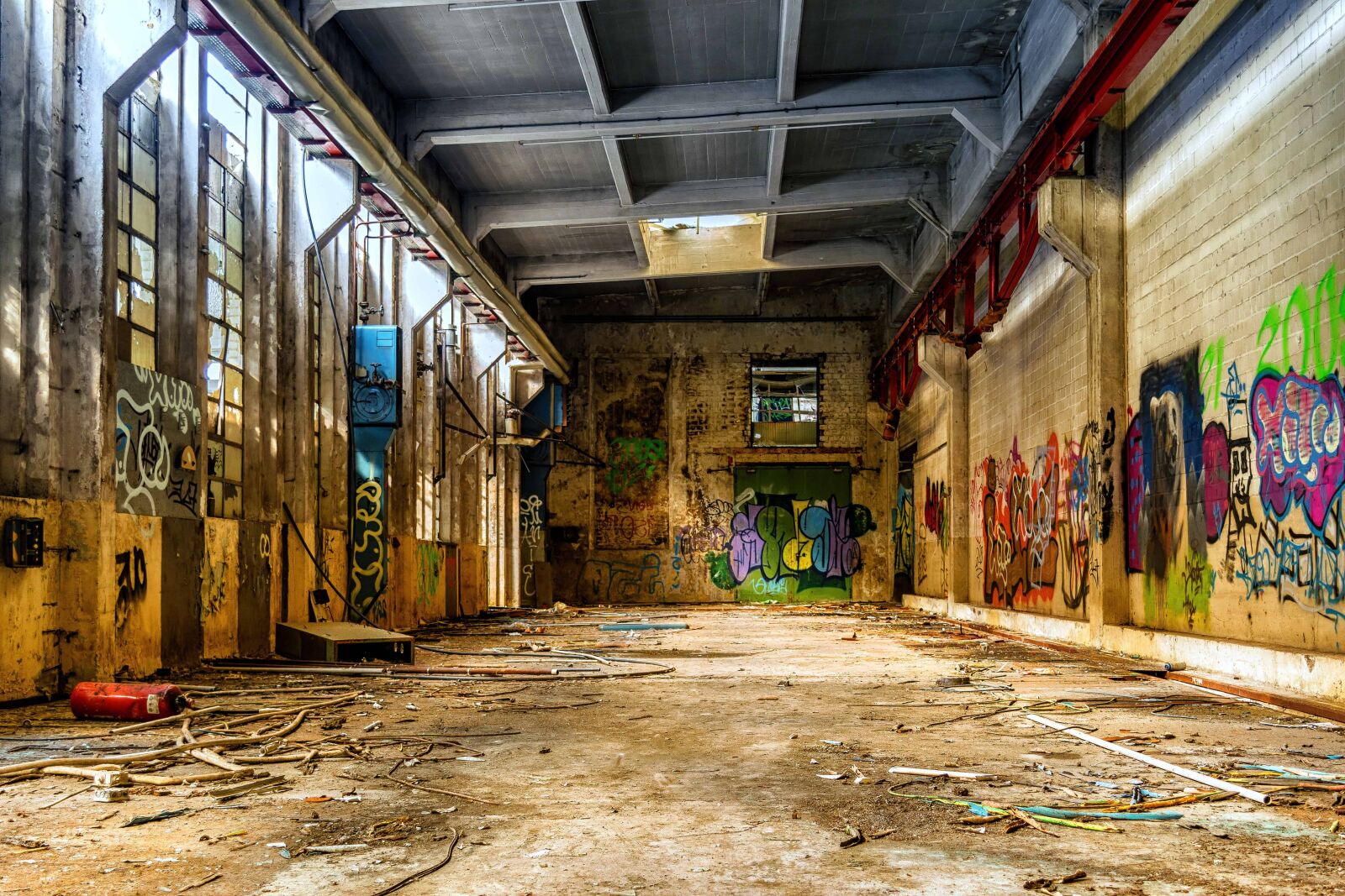 Nikon D3300 sample photo. Factory, urban, graffiti, architecture photography
